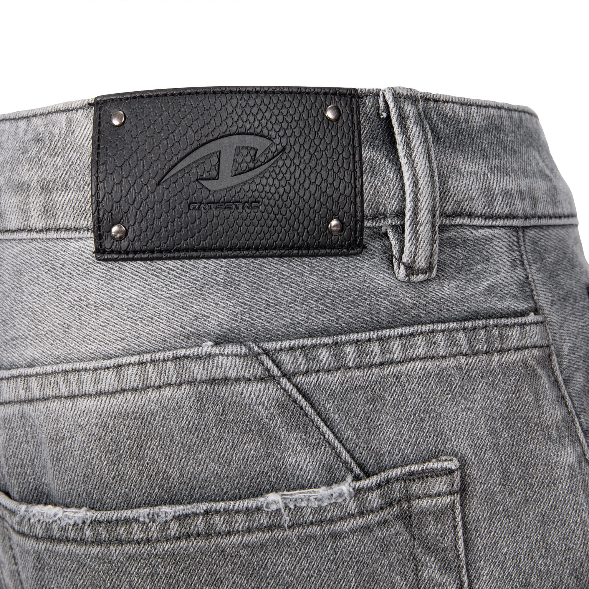 CATSSTAC Retro Mist-Washed Straight-Leg Jeans