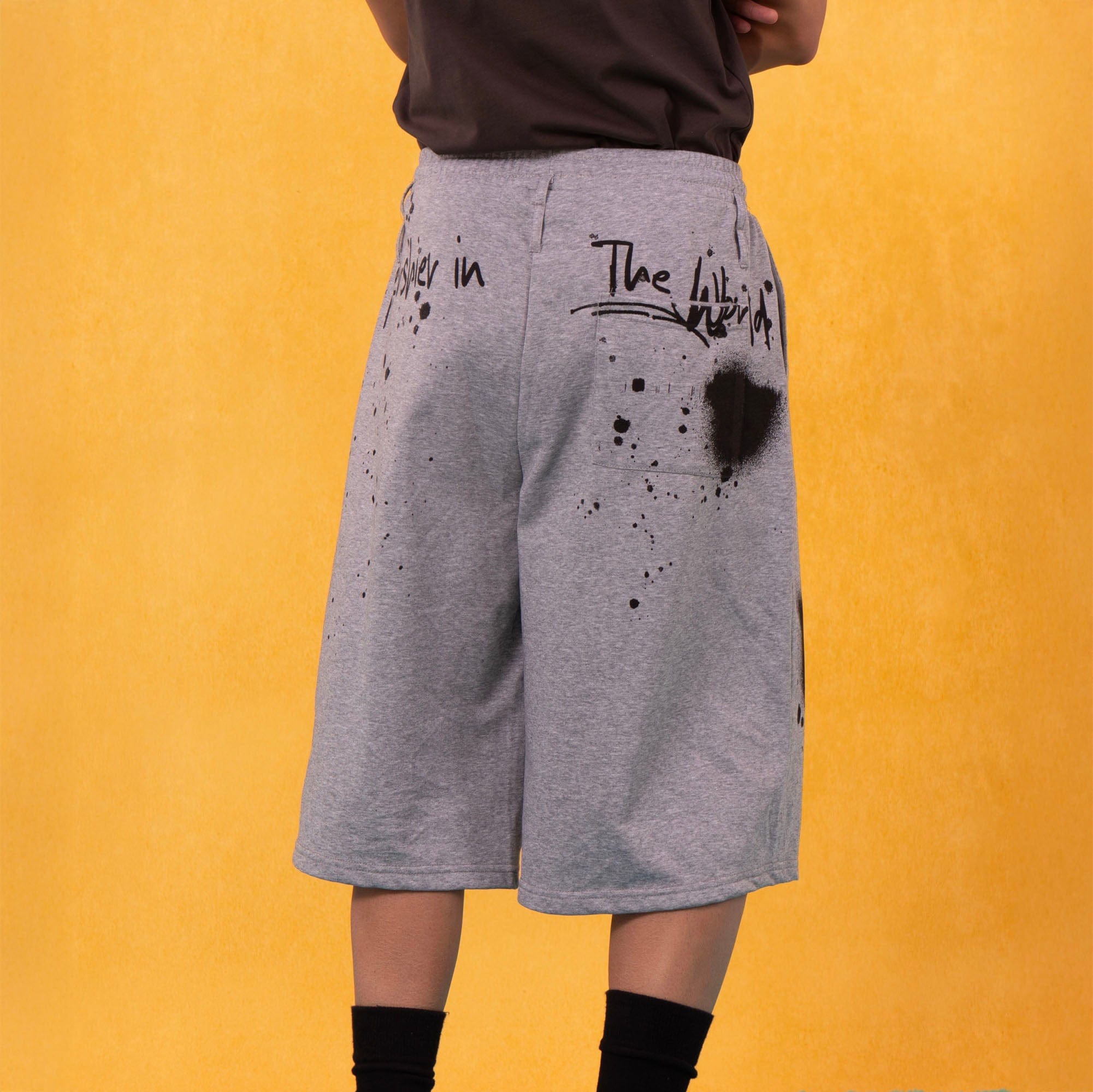 CLP Graffiti Spray Sweat Shorts