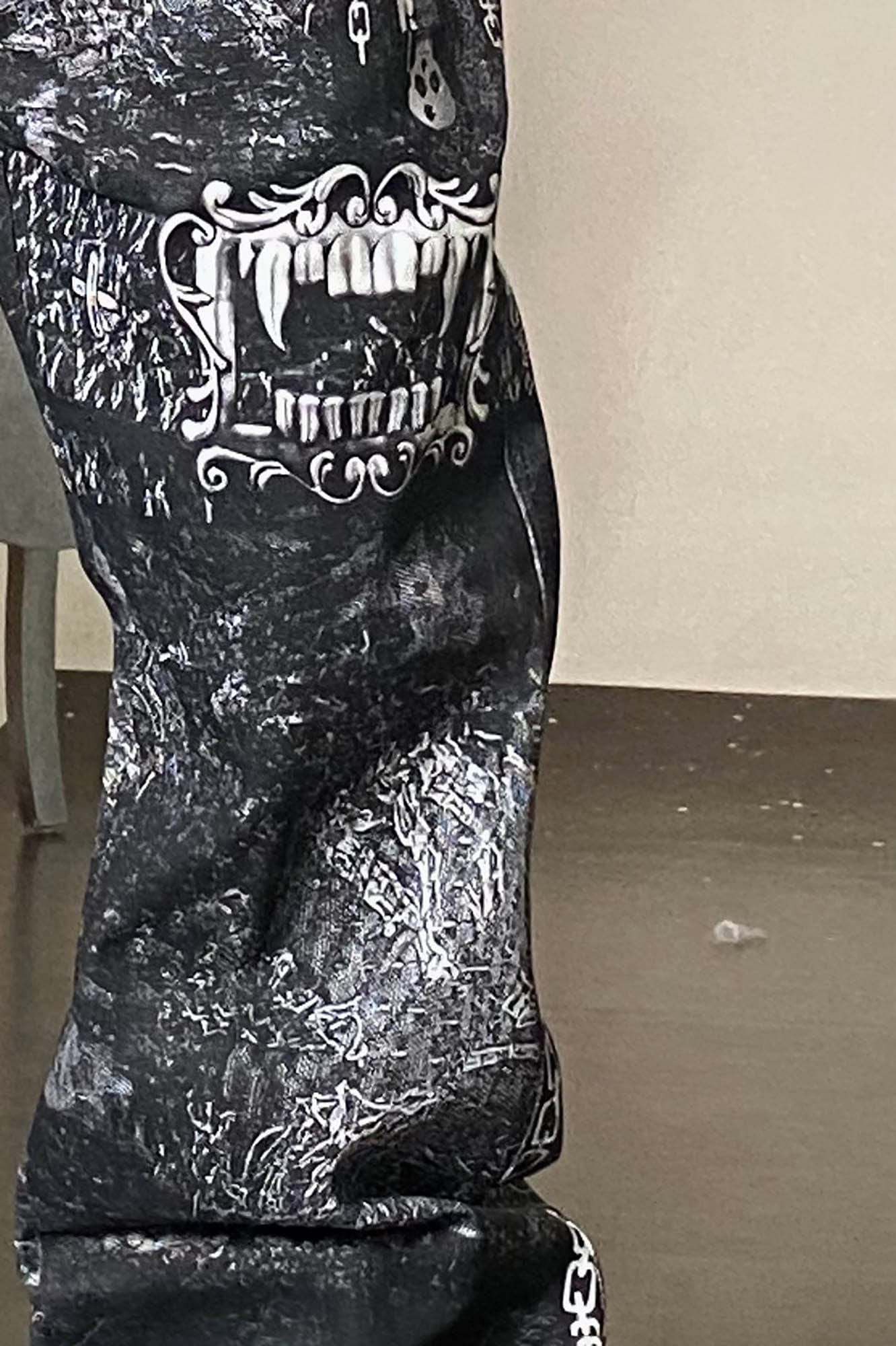 DND4DES Chains Straight-Leg Pants, premium urban and streetwear designers apparel on PROJECTISR.com, DND4DES