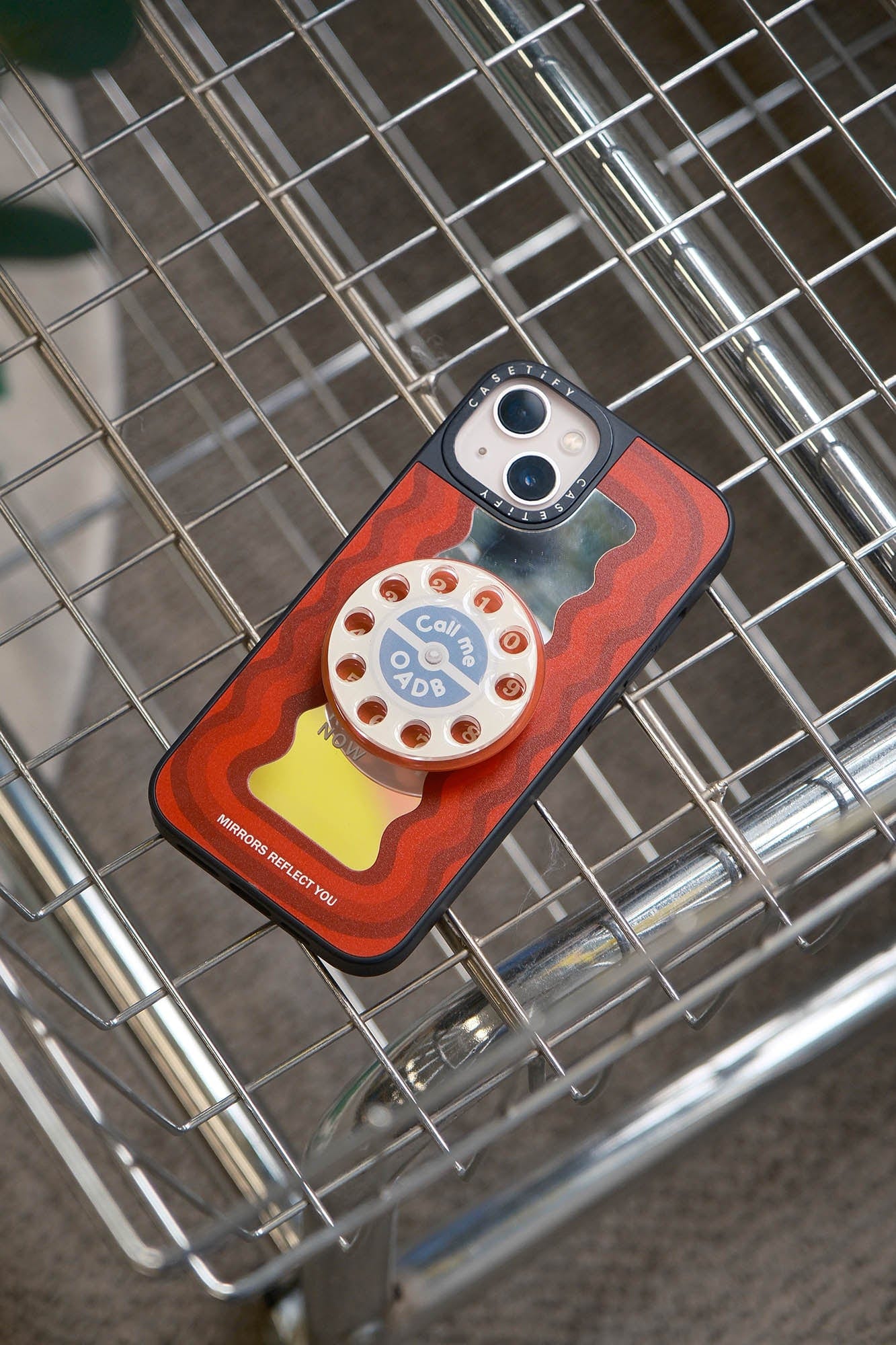ONADAILYBASIS Rotary Dial Spinner Phone Grip