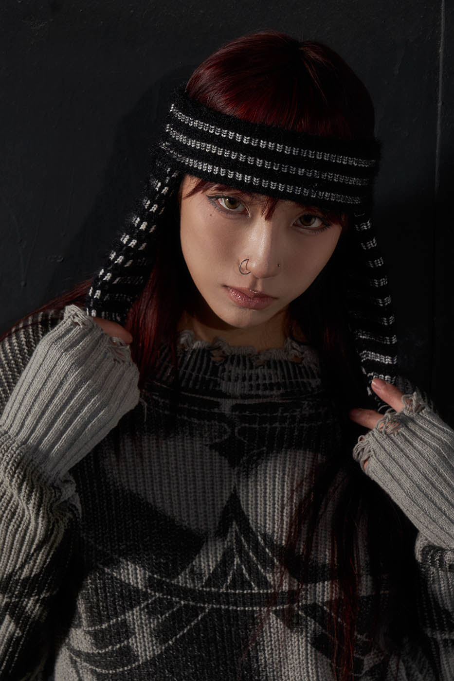 KADAKADA Dog Ear Headband, premium urban and streetwear designers apparel on PROJECTISR.com, KADAKADA