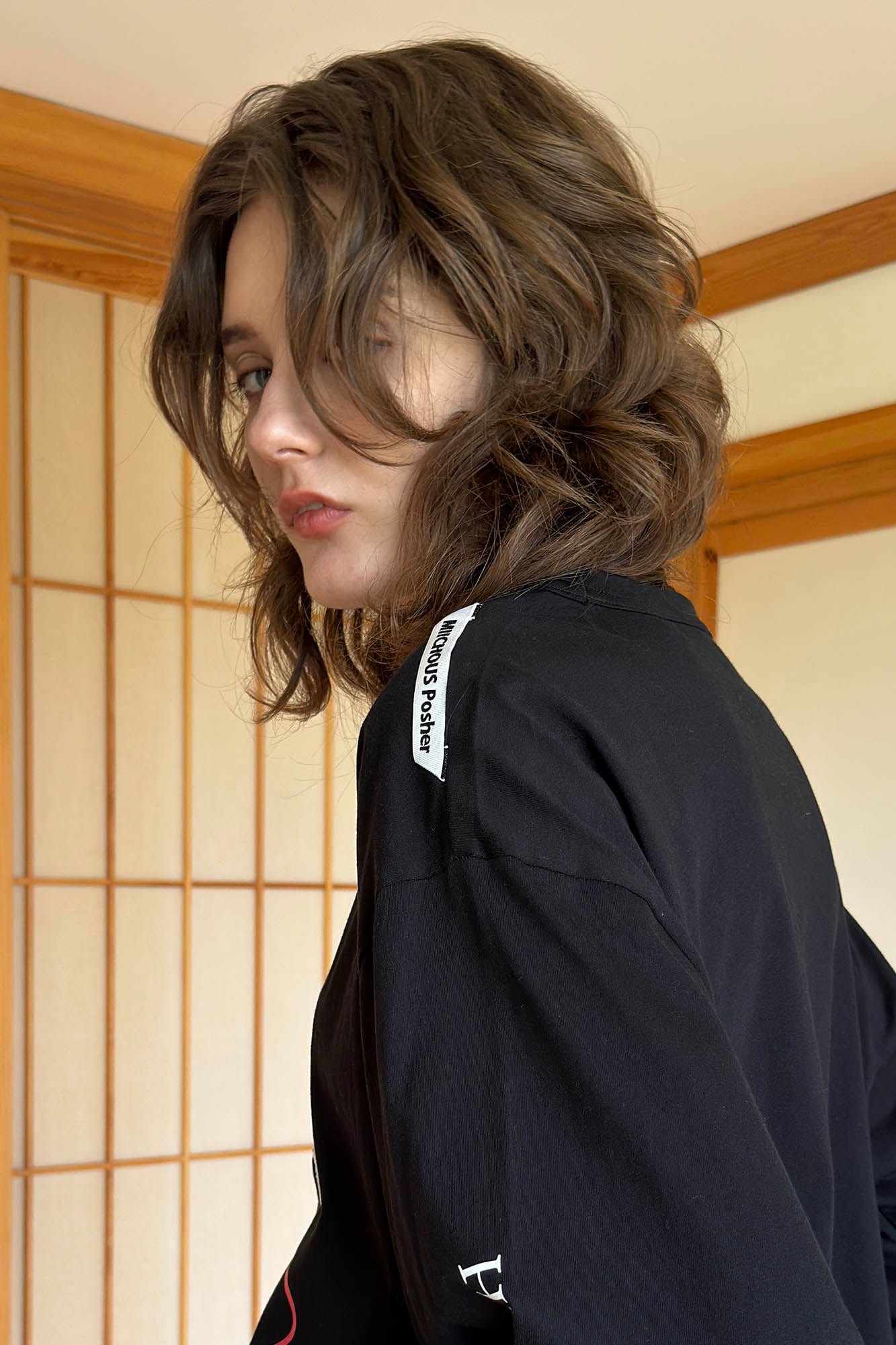 MIICHOUS Abstract Silhouette Long-Sleeve T-Shirt, premium urban and streetwear designers apparel on PROJECTISR.com, Miichous