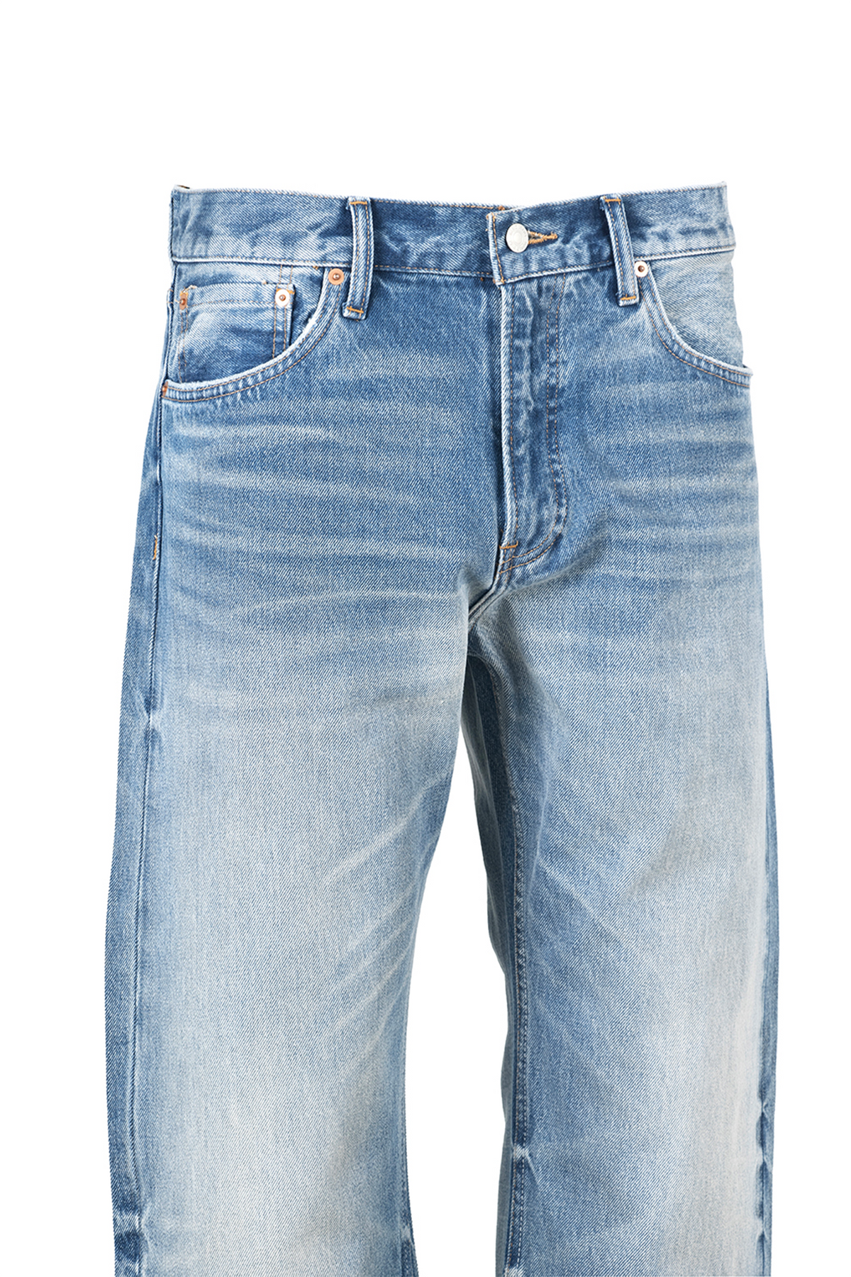 ZWDH Washed Straight-Leg Jeans
