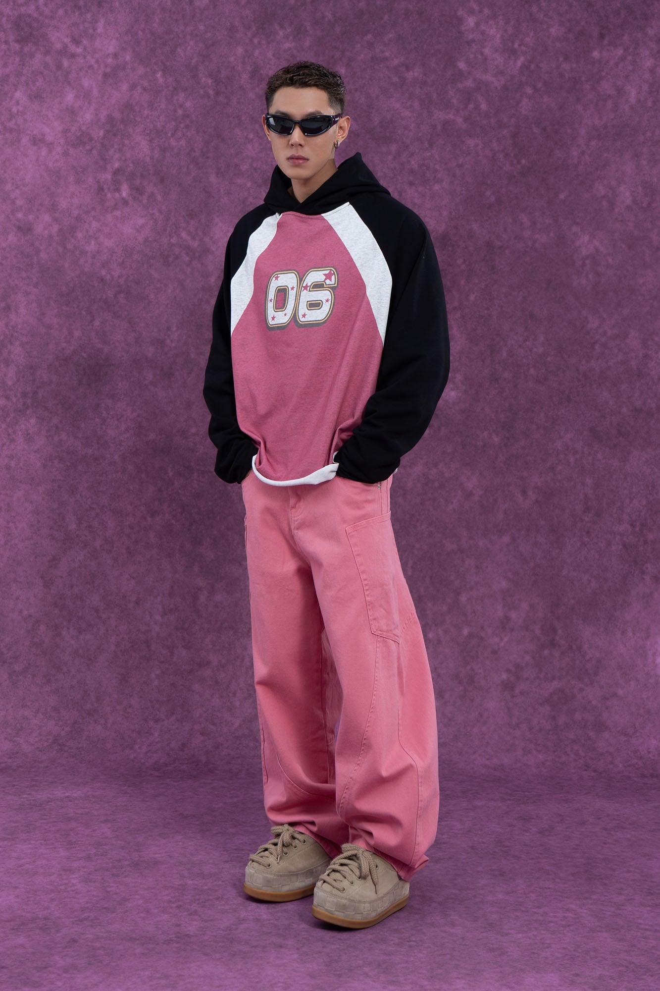 CLP Contrast Raglan Hoodie