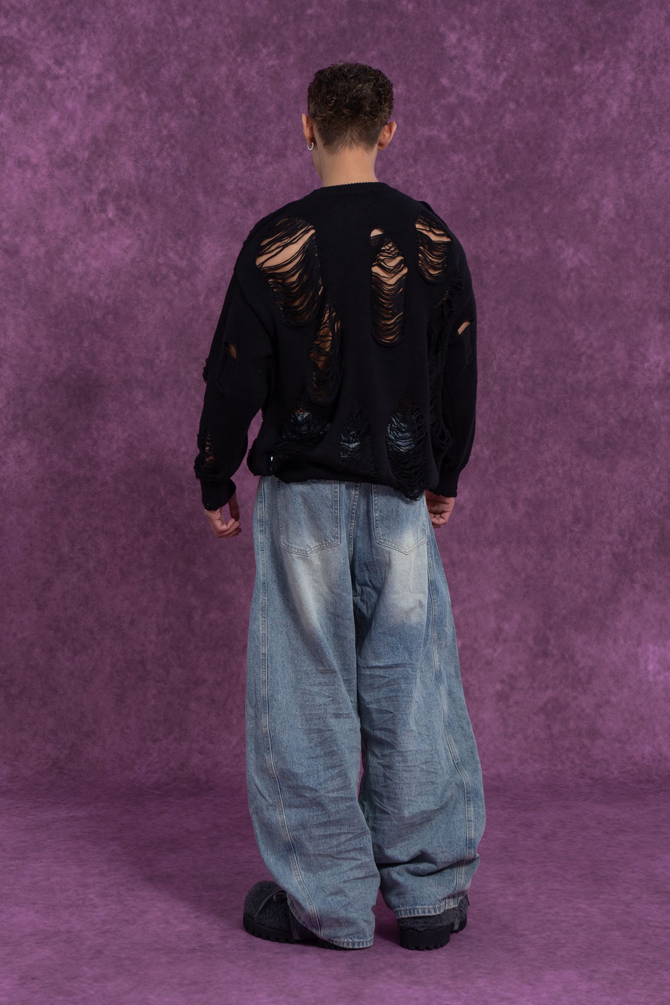 CLP Ripped Oversized Sweater