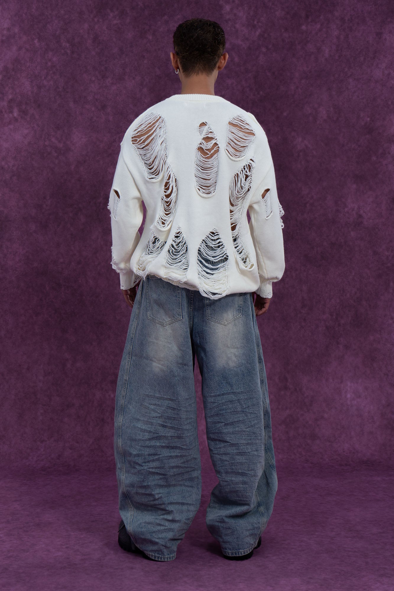 CLP Ripped Oversized Sweater