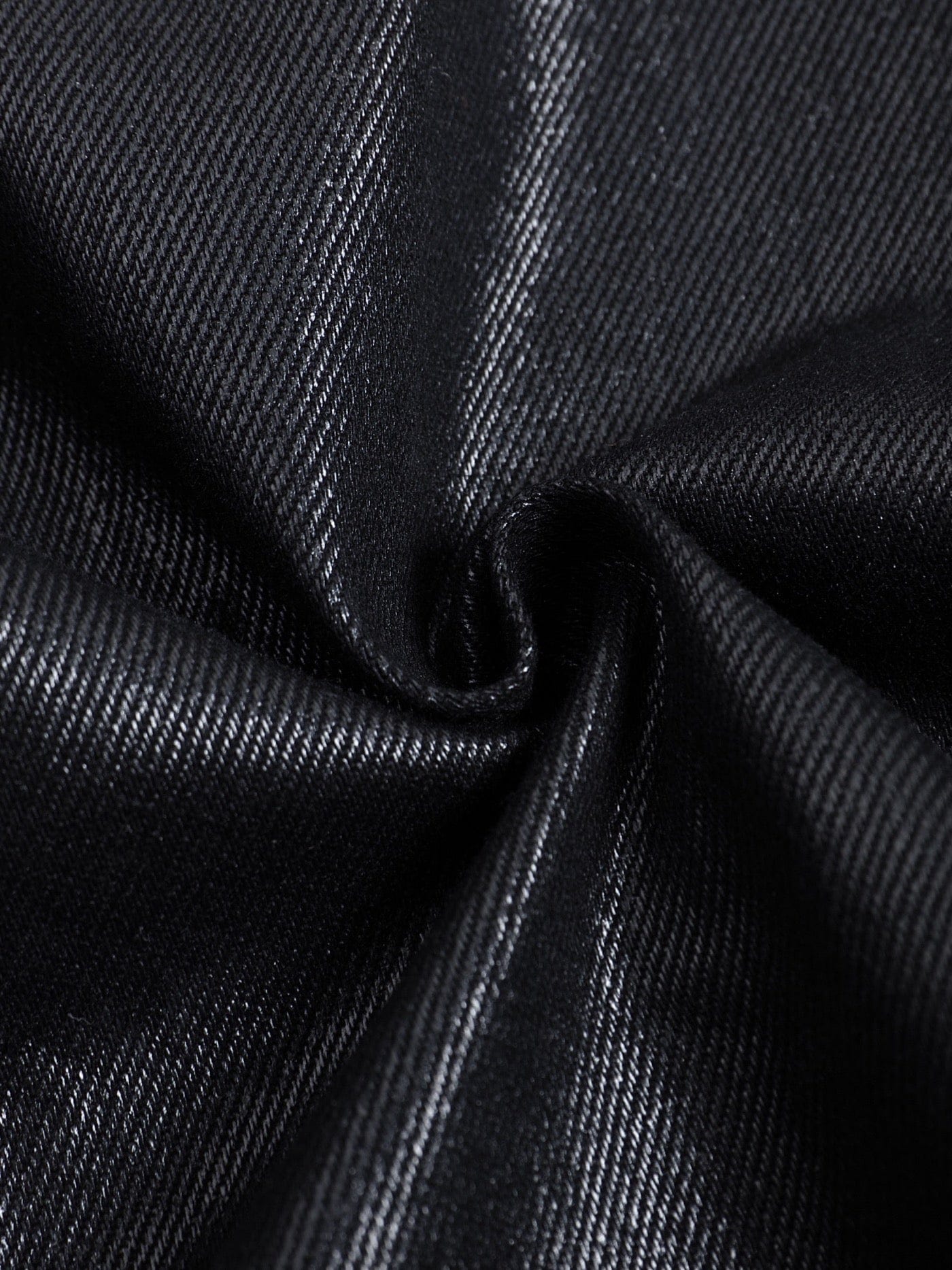 DND4DES Raw-Edge Spliced Flared Waxed Jeans, premium urban and streetwear designers apparel on PROJECTISR.com, DND4DES