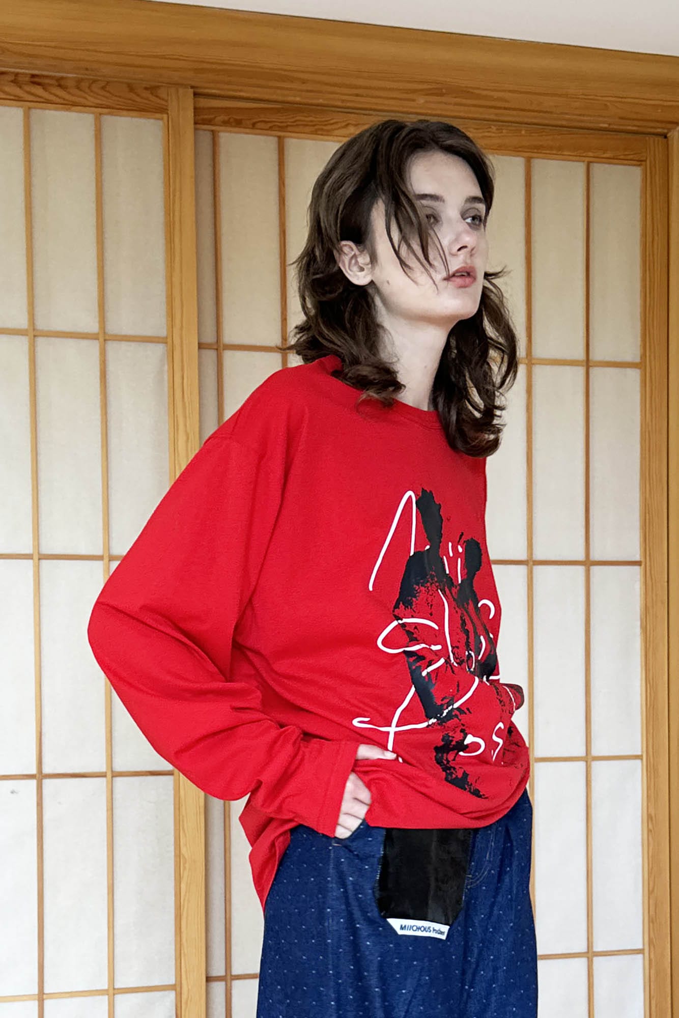 MIICHOUS Abstract Silhouette Long-Sleeve T-Shirt, premium urban and streetwear designers apparel on PROJECTISR.com, Miichous