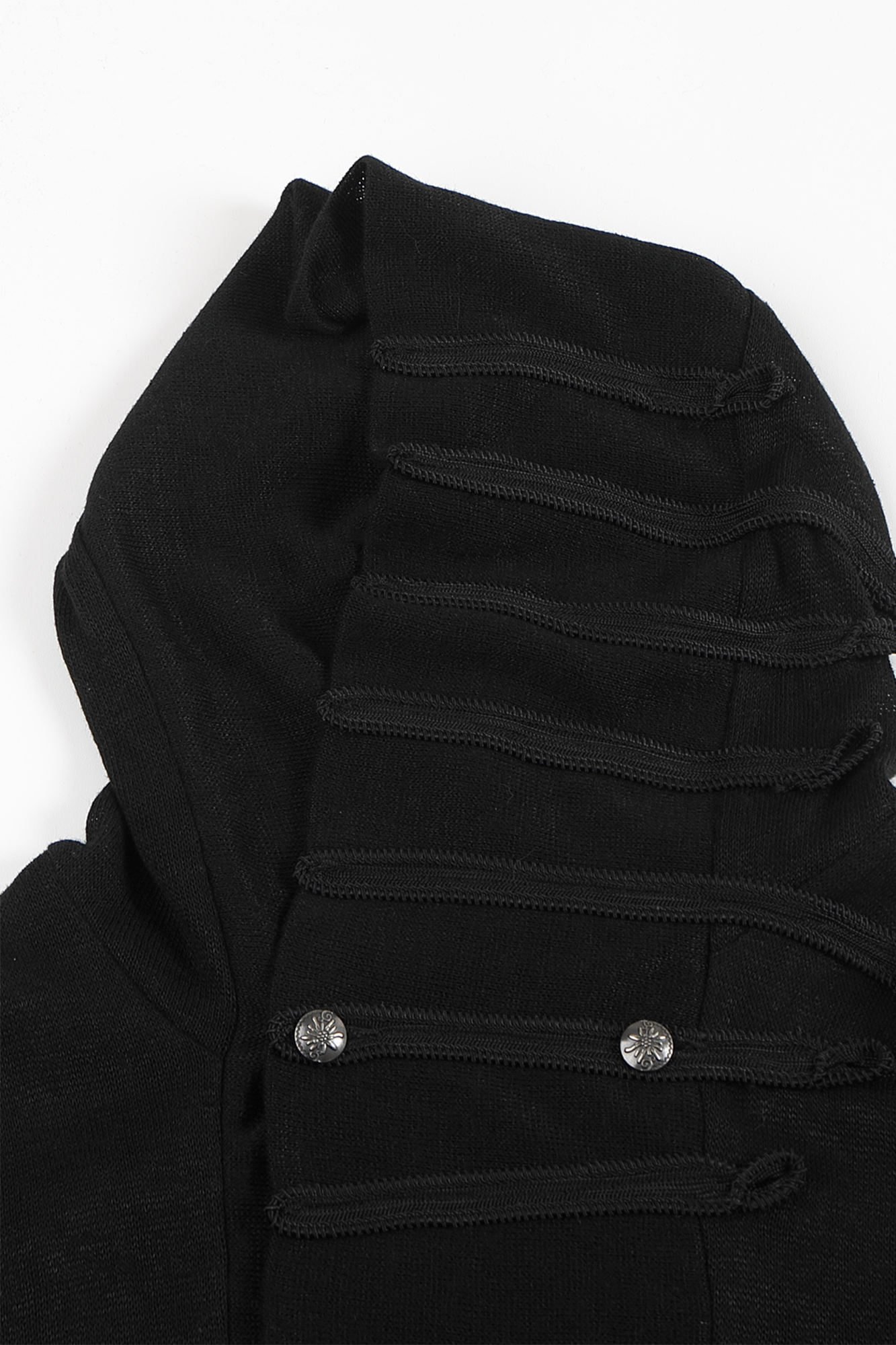WHISTLEHUNTER Military Tape-Trim Hooded Cardigan, premium urban and streetwear designers apparel on PROJECTISR.com, WHISTLEHUNTER