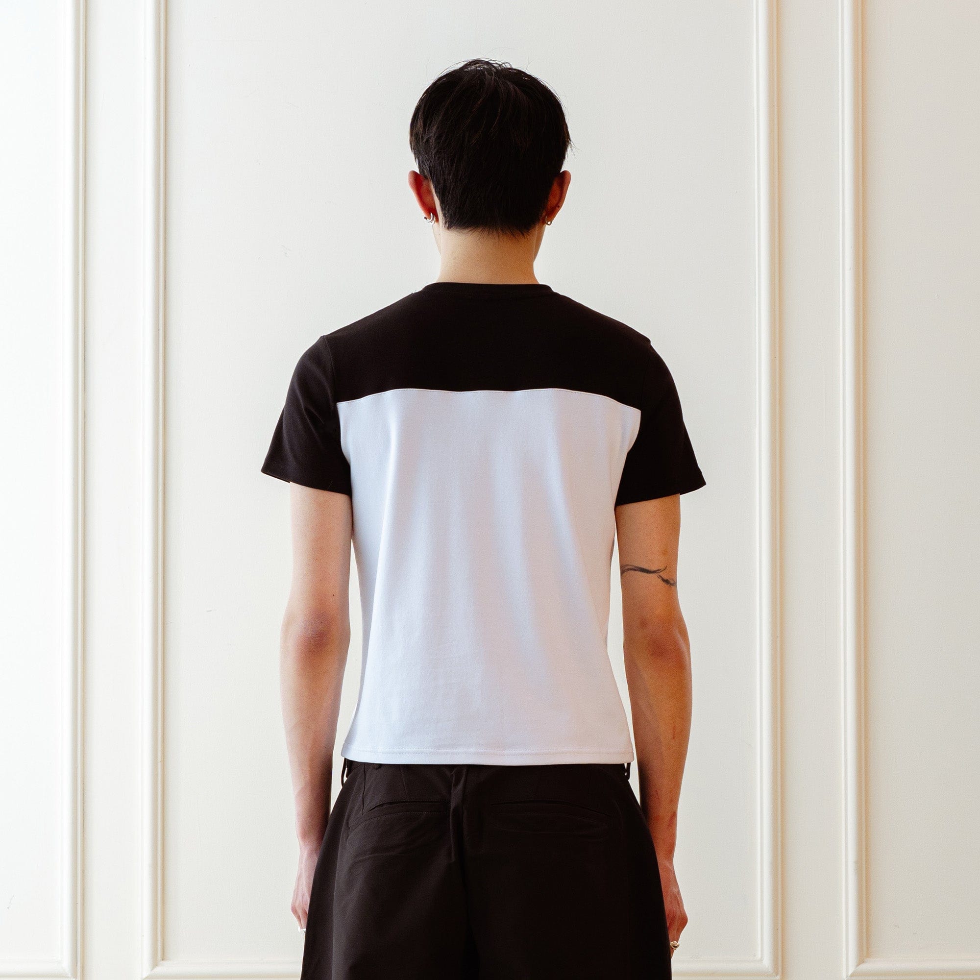 KADAKADA Punk Pup Graphic Spliced T-Shirt, premium urban and streetwear designers apparel on PROJECTISR.com, KADAKADA