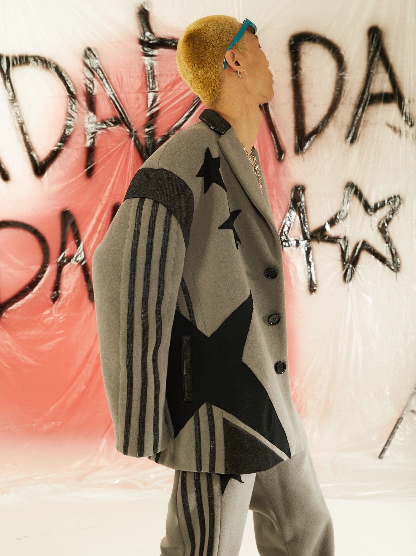 KADAKADA Retro Patched Multi Pocket Oversized Blazer, premium urban and streetwear designers apparel on PROJECTISR.com, KADAKADA