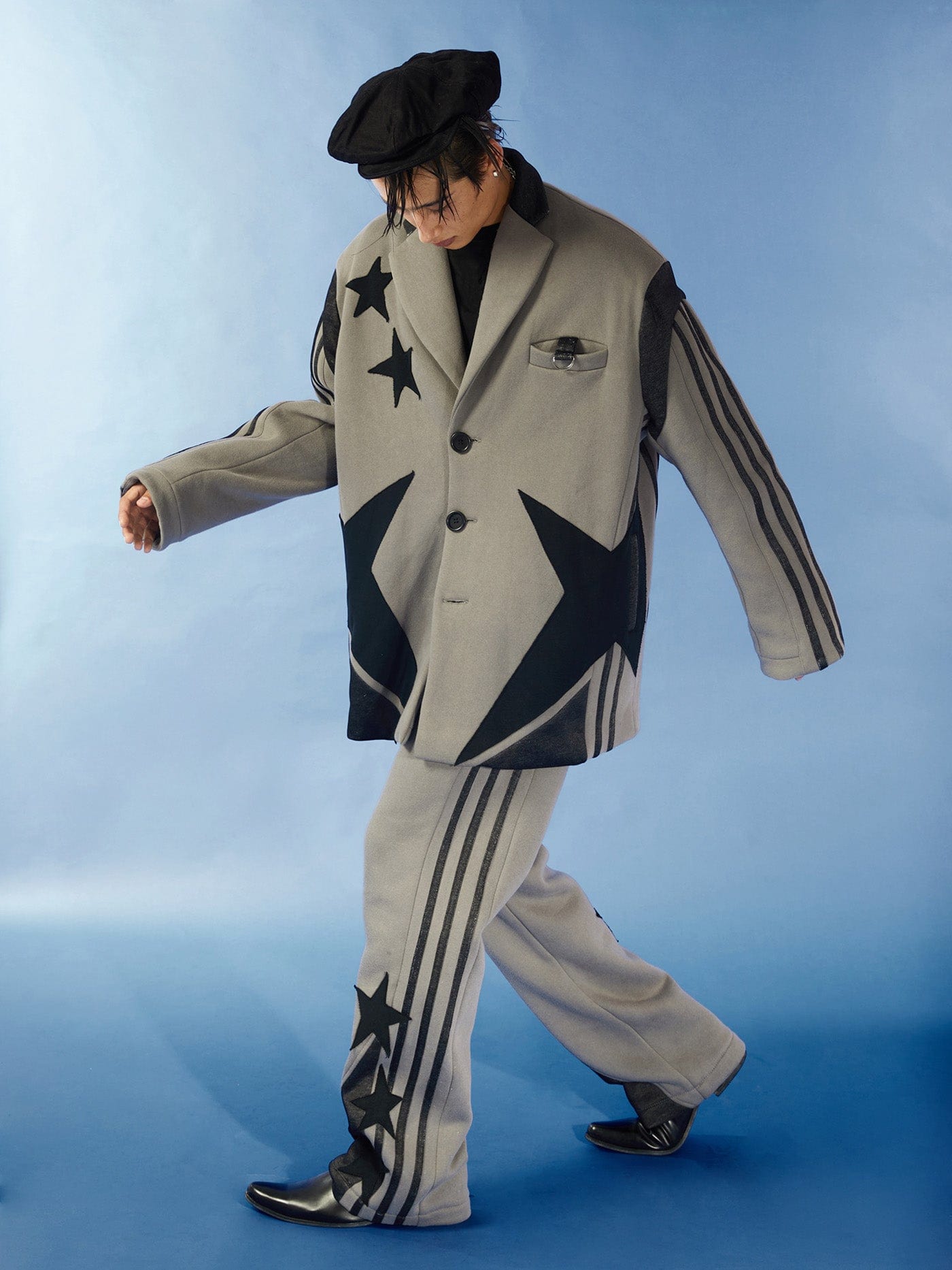 KADAKADA Retro Patched Multi Pocket Oversized Blazer, premium urban and streetwear designers apparel on PROJECTISR.com, KADAKADA