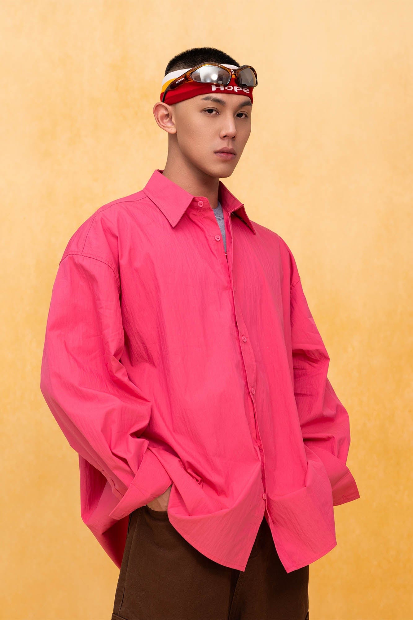 CLP Essential Crinkled Oversized Shirt, premium urban and streetwear designers apparel on PROJECTISR.com, CLP