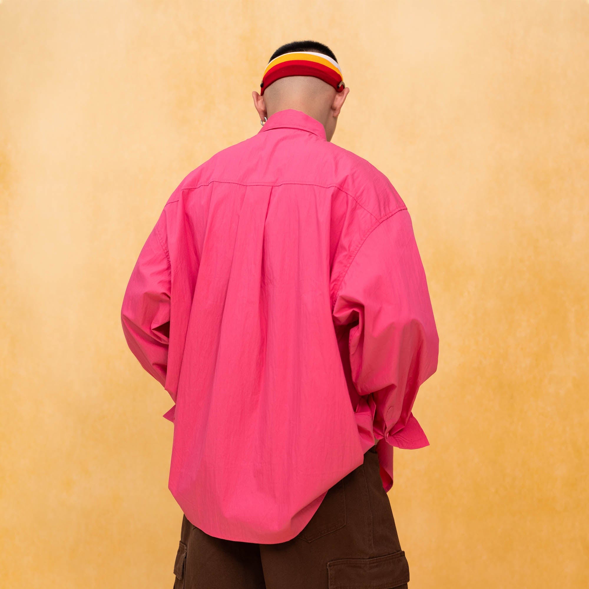 CLP Essential Crinkled Oversized Shirt, premium urban and streetwear designers apparel on PROJECTISR.com, CLP