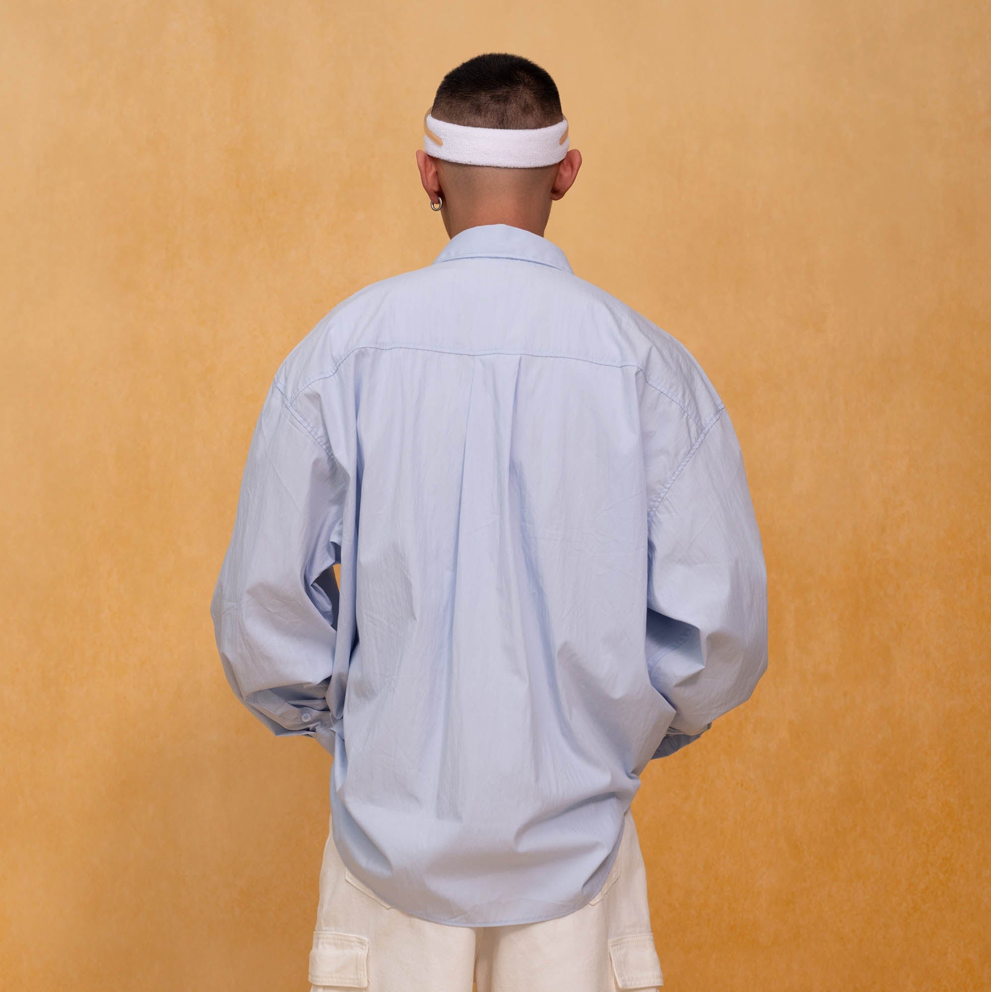 CLP Essential Crinkled Oversized Shirt, premium urban and streetwear designers apparel on PROJECTISR.com, CLP