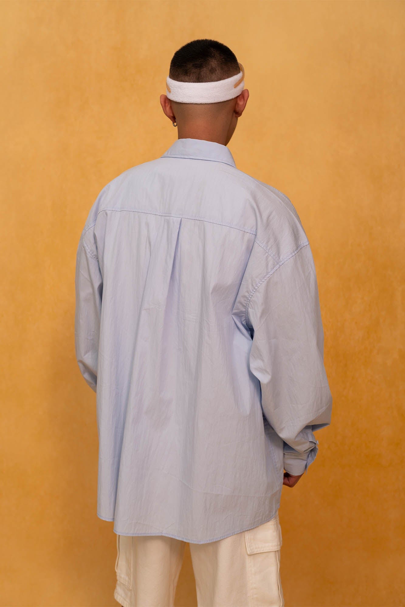 CLP Essential Crinkled Oversized Shirt, premium urban and streetwear designers apparel on PROJECTISR.com, CLP