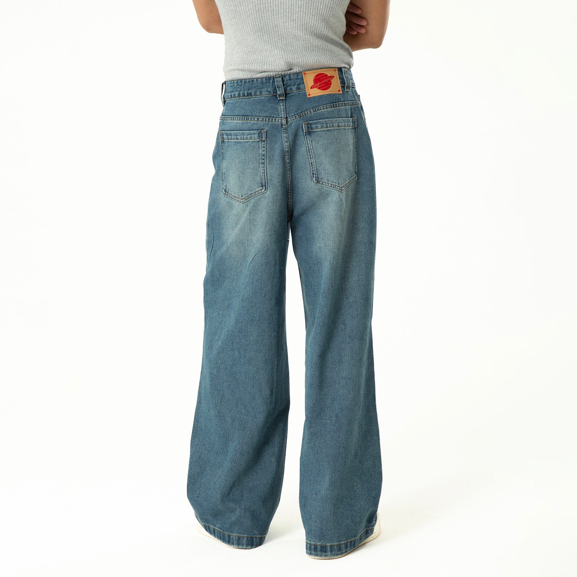CLP Diamond Studded Wide-Leg Jeans, premium urban and streetwear designers apparel on PROJECTISR.com, CLP