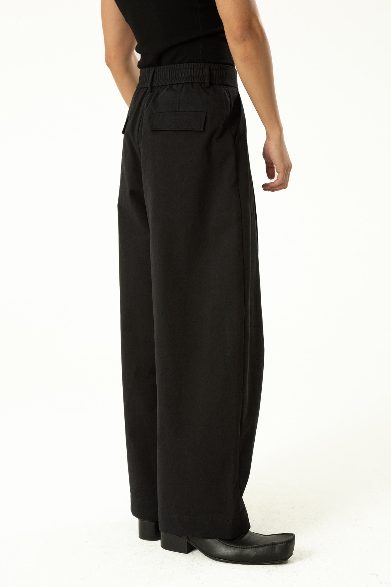 CLP High-Waist Curved Wide-Leg Pants, premium urban and streetwear designers apparel on PROJECTISR.com, CLP
