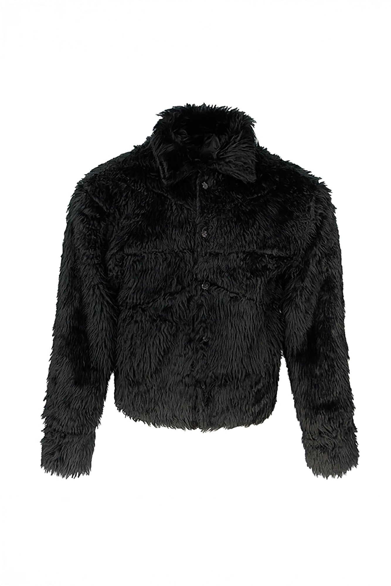 SSIN7 Feral Fuzzy Faux Fur Jacket