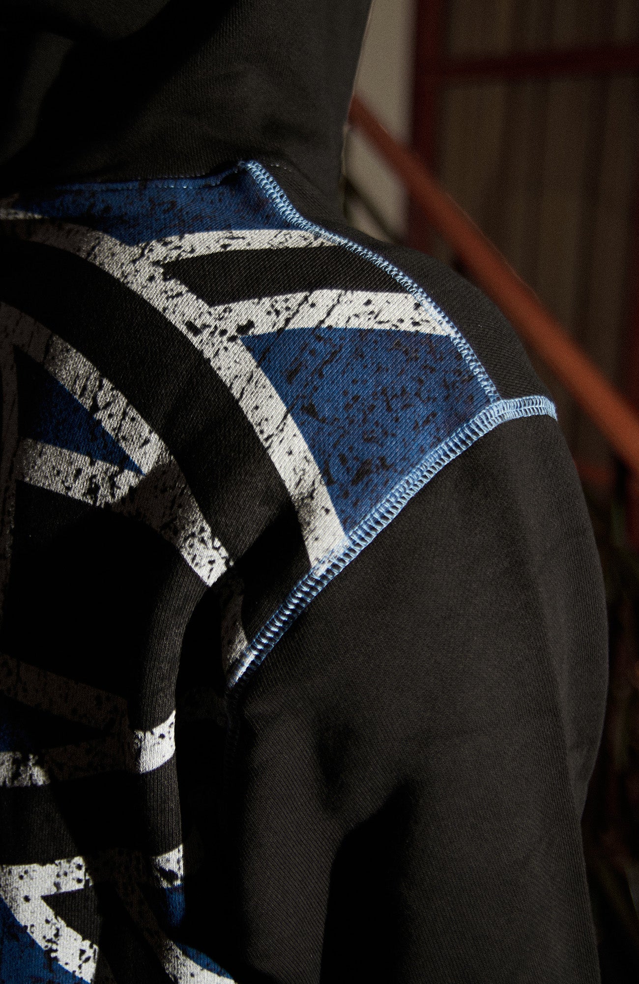 PHANTOMHUNTER Diamond Graphic Cropped Zip Hoodie, premium urban and streetwear designers apparel on PROJECTISR.com, PHANTOMHUNTER