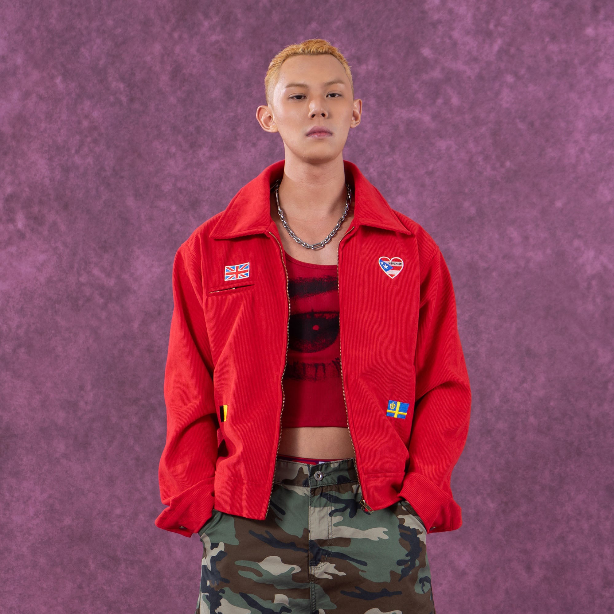 CLP Retro Patch Corduroy Jacket