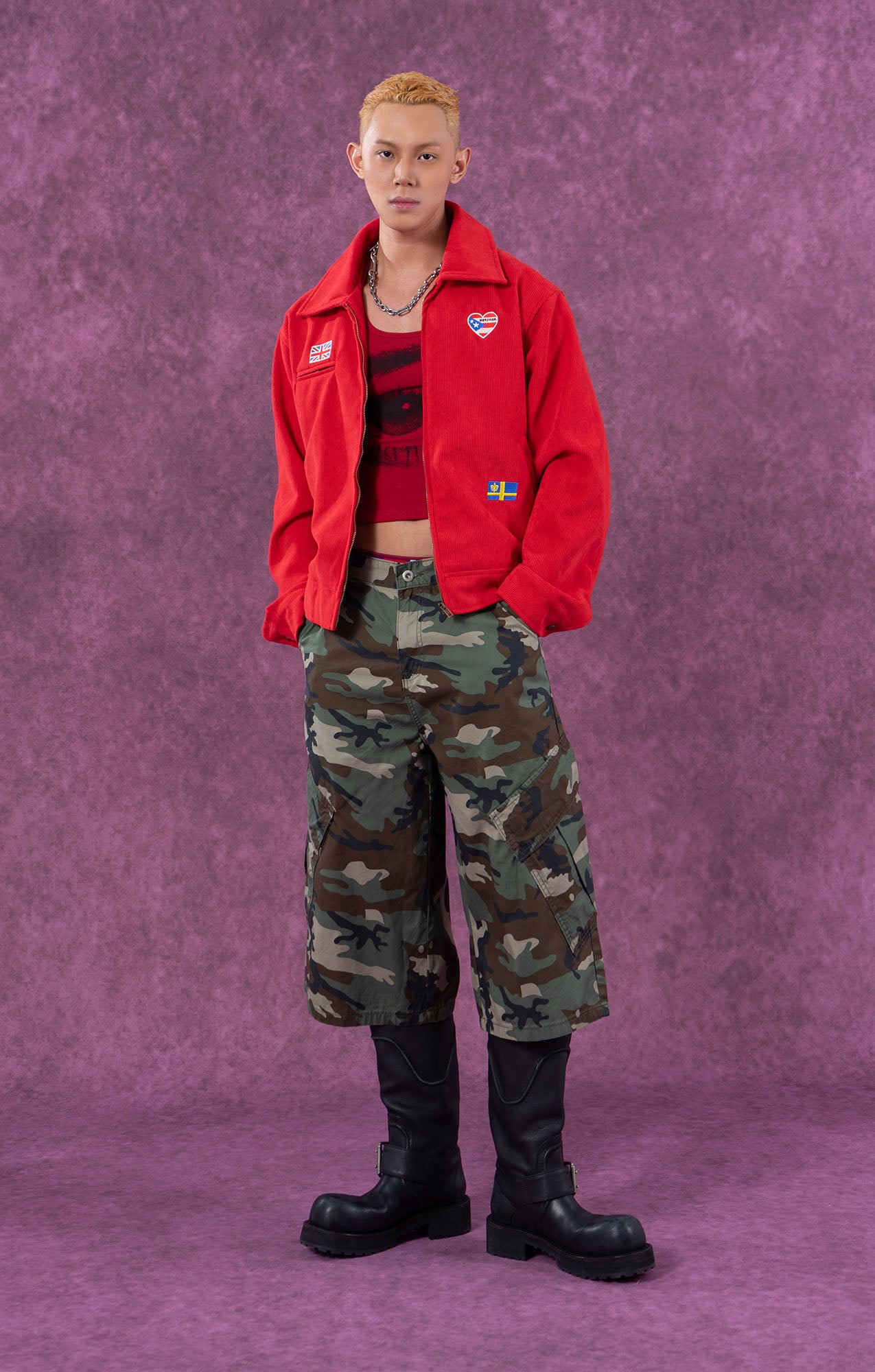 CLP Retro Patch Corduroy Jacket