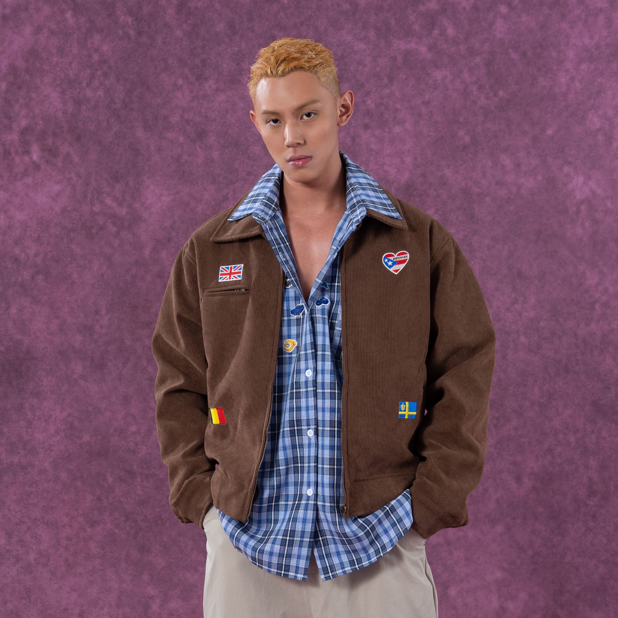 CLP Retro Patch Corduroy Jacket