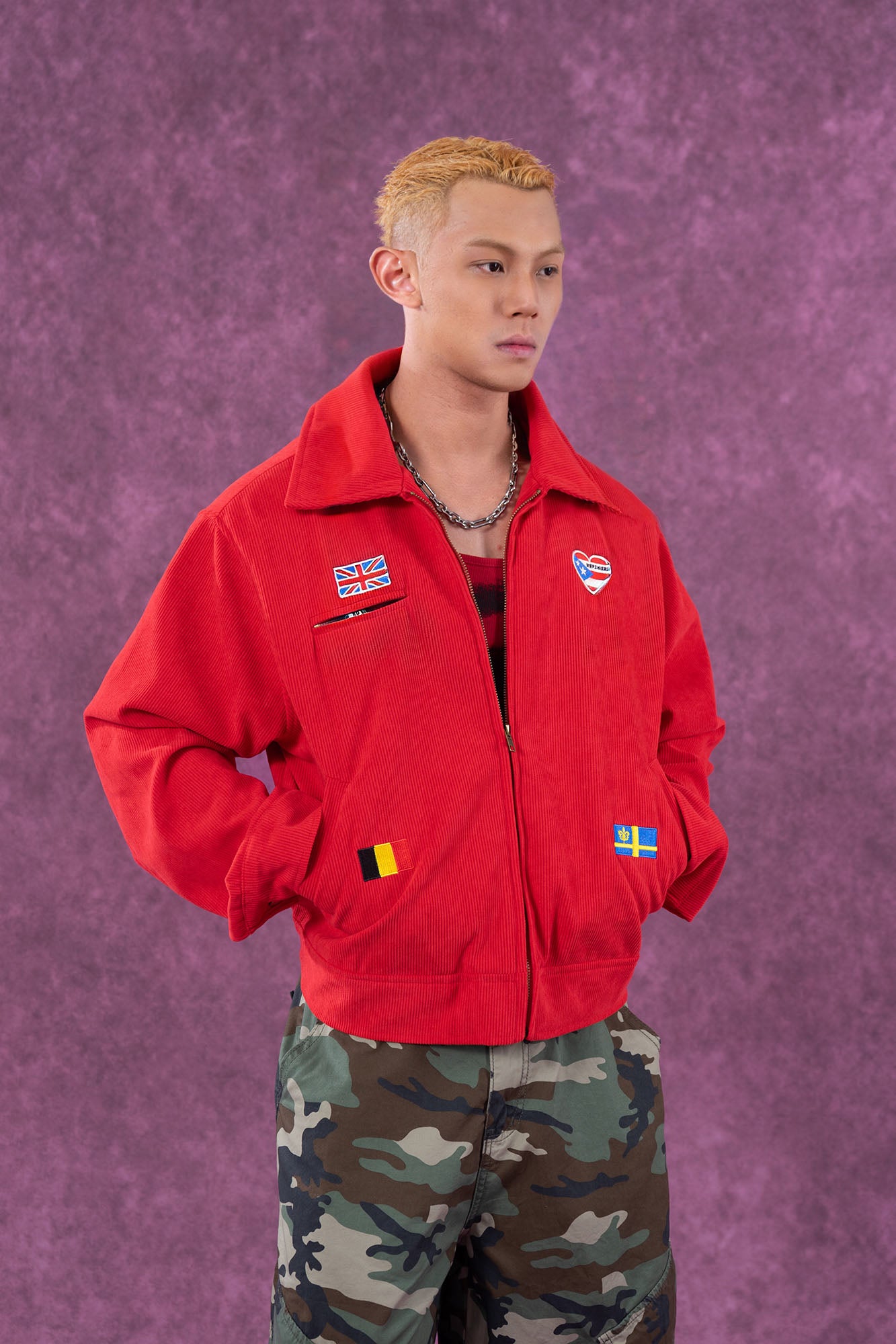 CLP Retro Patch Corduroy Jacket