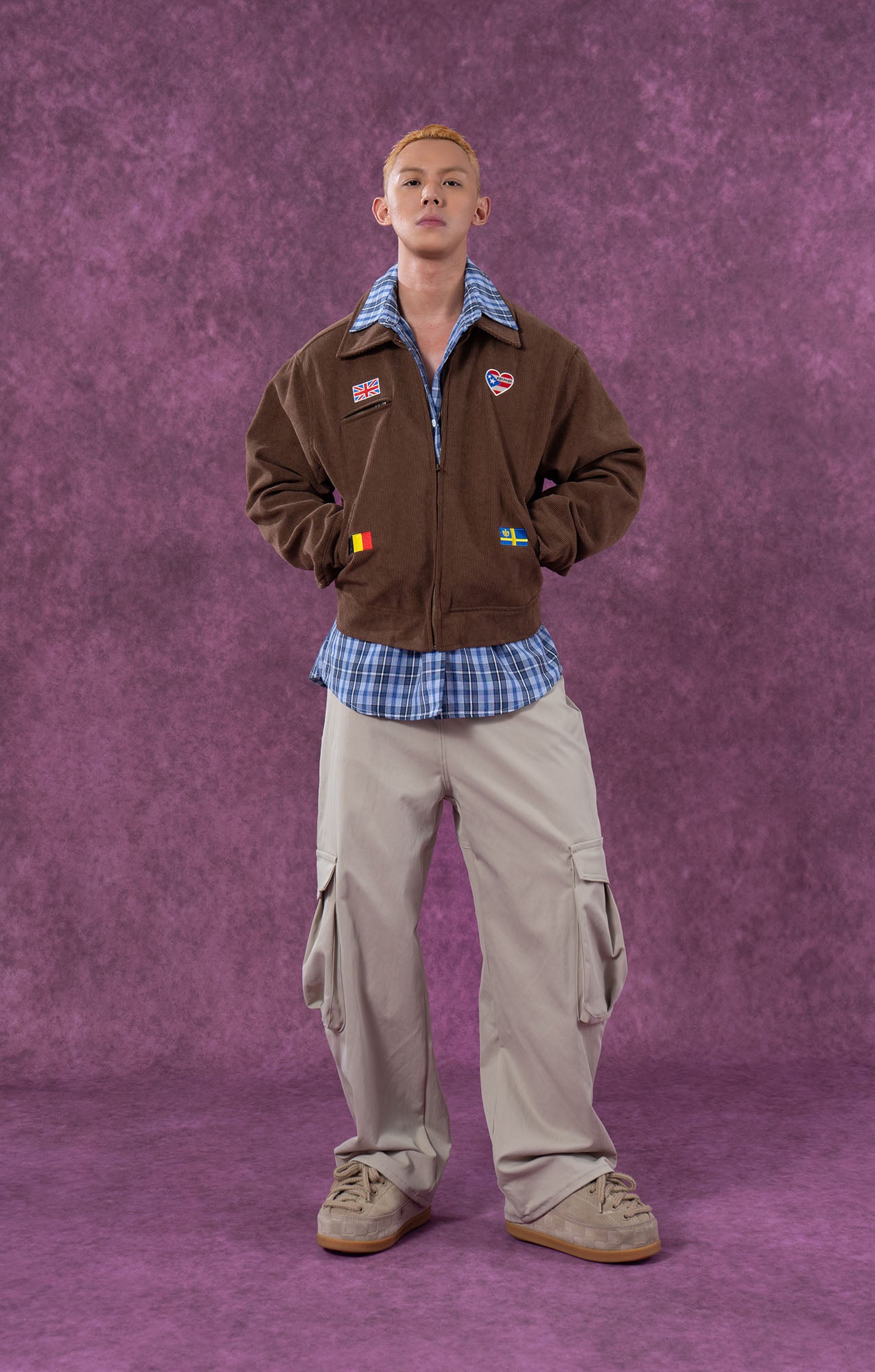 CLP Retro Patch Corduroy Jacket