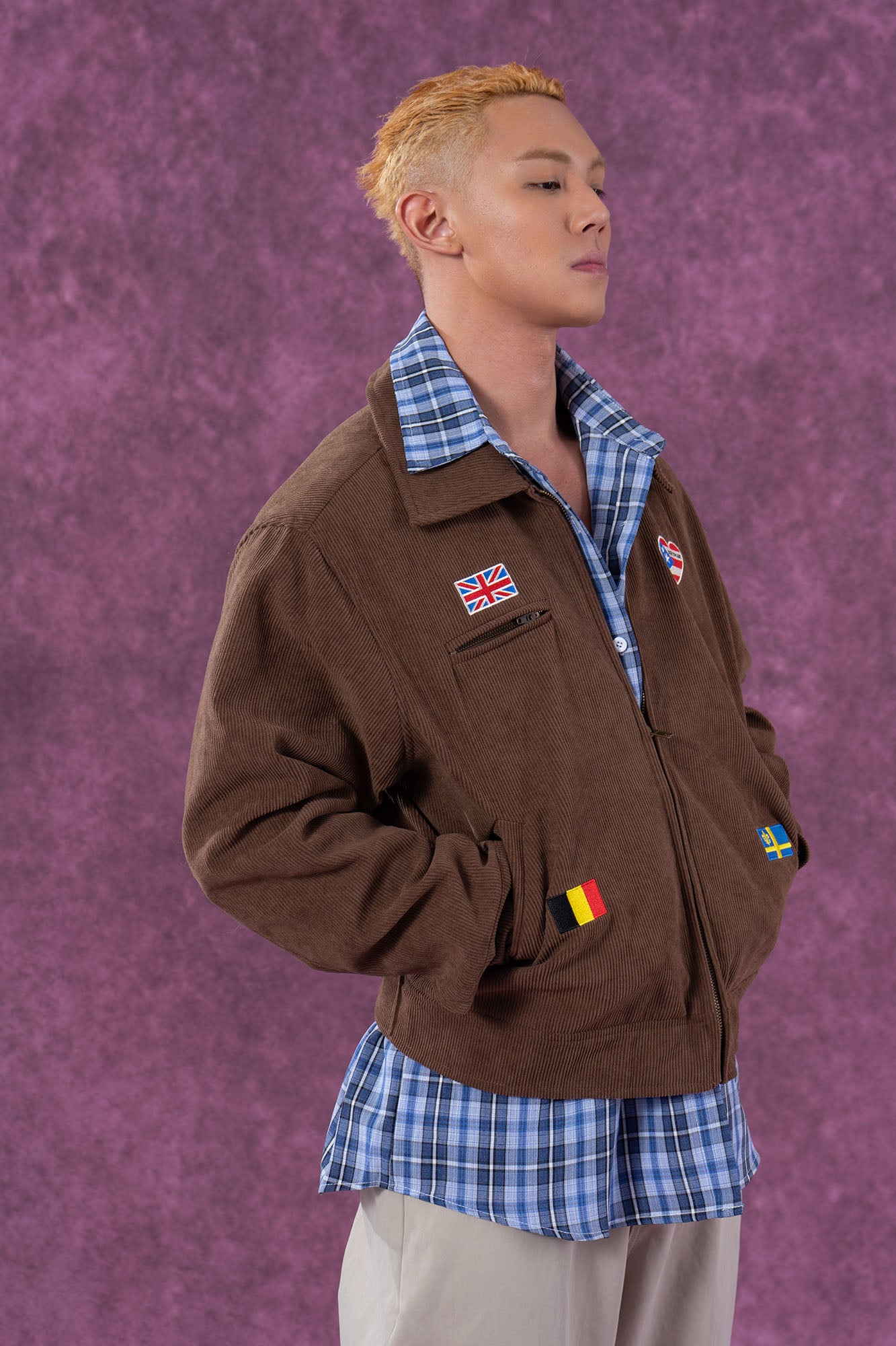 CLP Retro Patch Corduroy Jacket