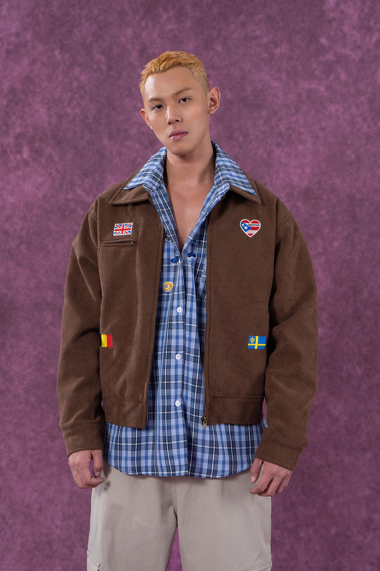 CLP Retro Patch Corduroy Jacket