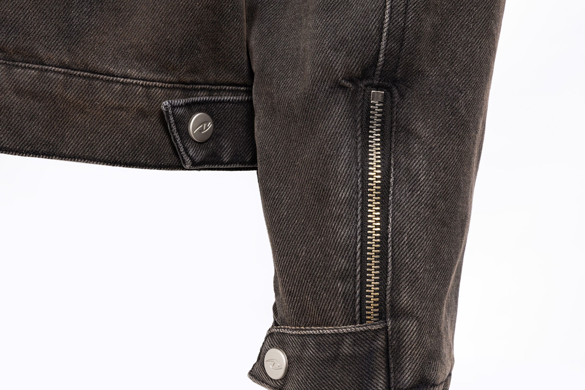 CATSSTAC Washed Paneled Seam Denim Jacket, premium urban and streetwear designers apparel on PROJECTISR.com, CATSSTAC