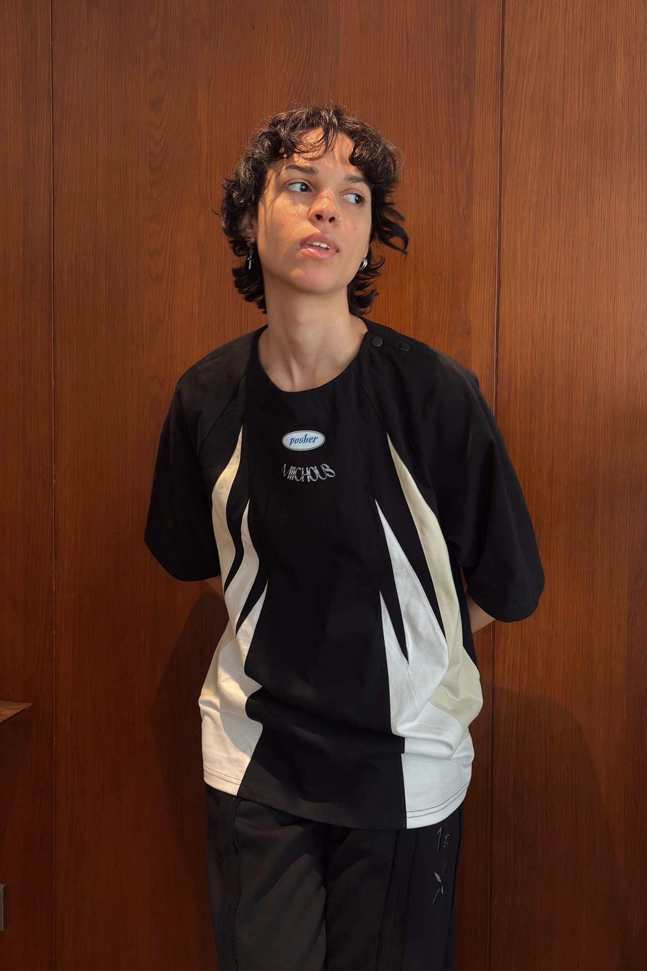 MIICHOUS Iceberg Contrast Panelled T-Shirt