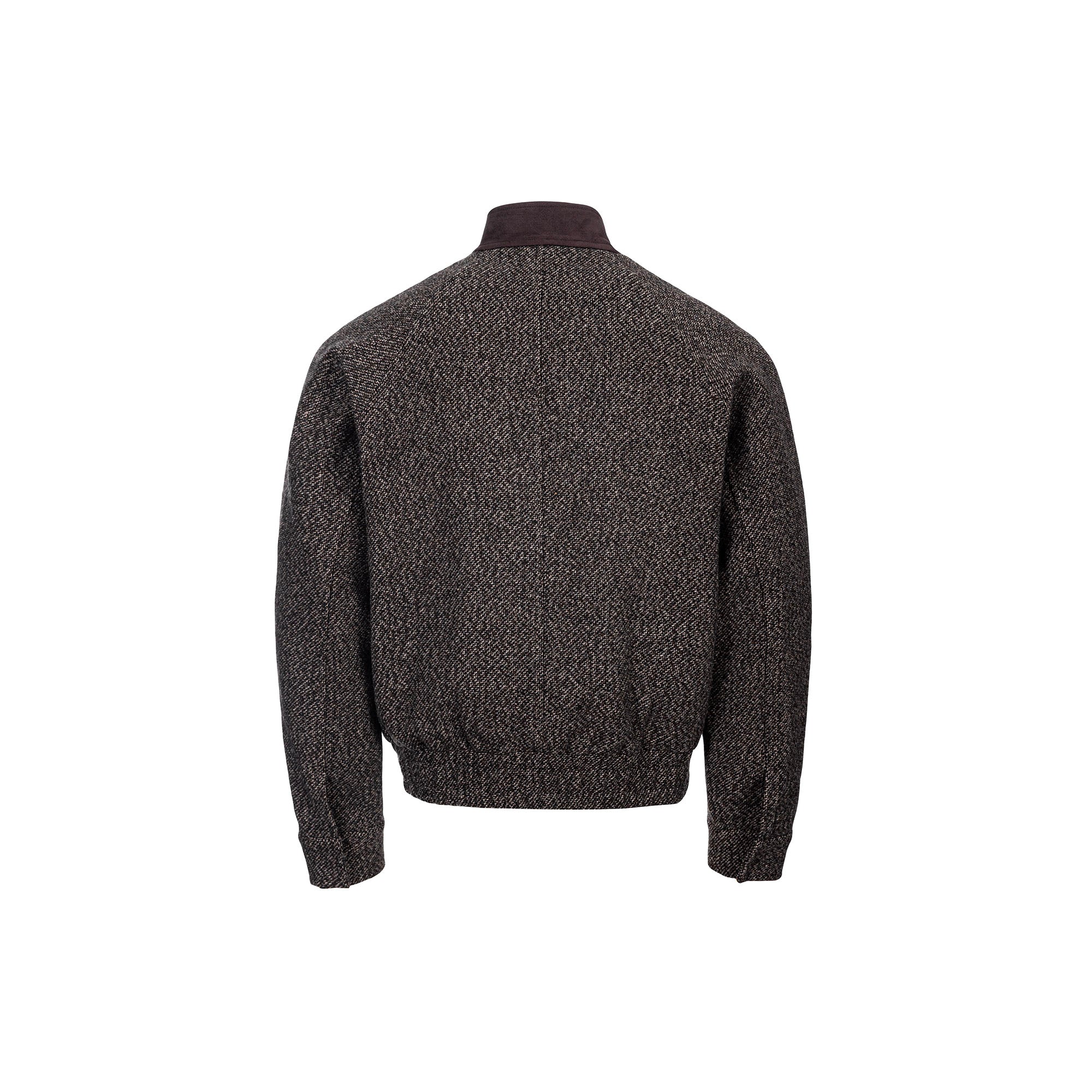 CATSSTAC Wool-Blend Tweed Embroidered Zip Jacket