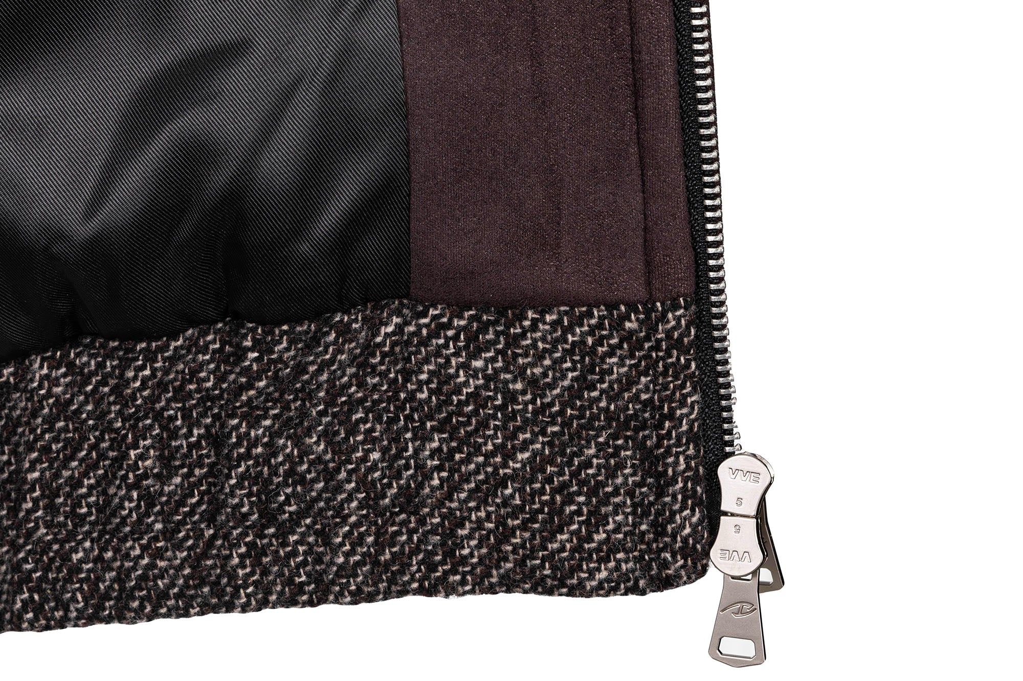 CATSSTAC Wool-Blend Tweed Embroidered Zip Jacket