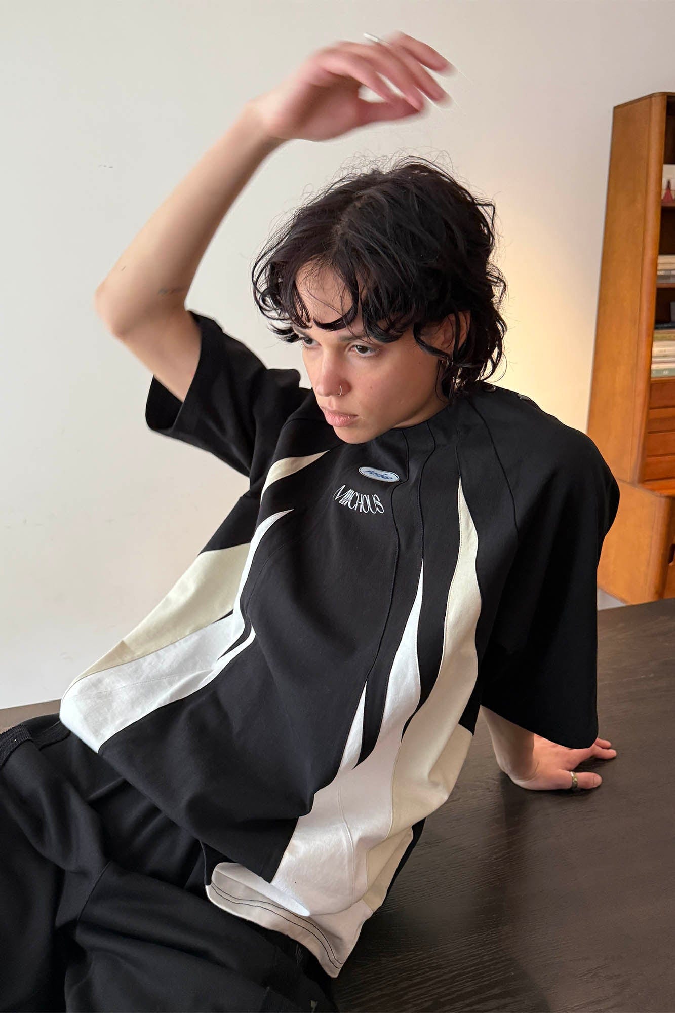 MIICHOUS Iceberg Contrast Panelled T-Shirt