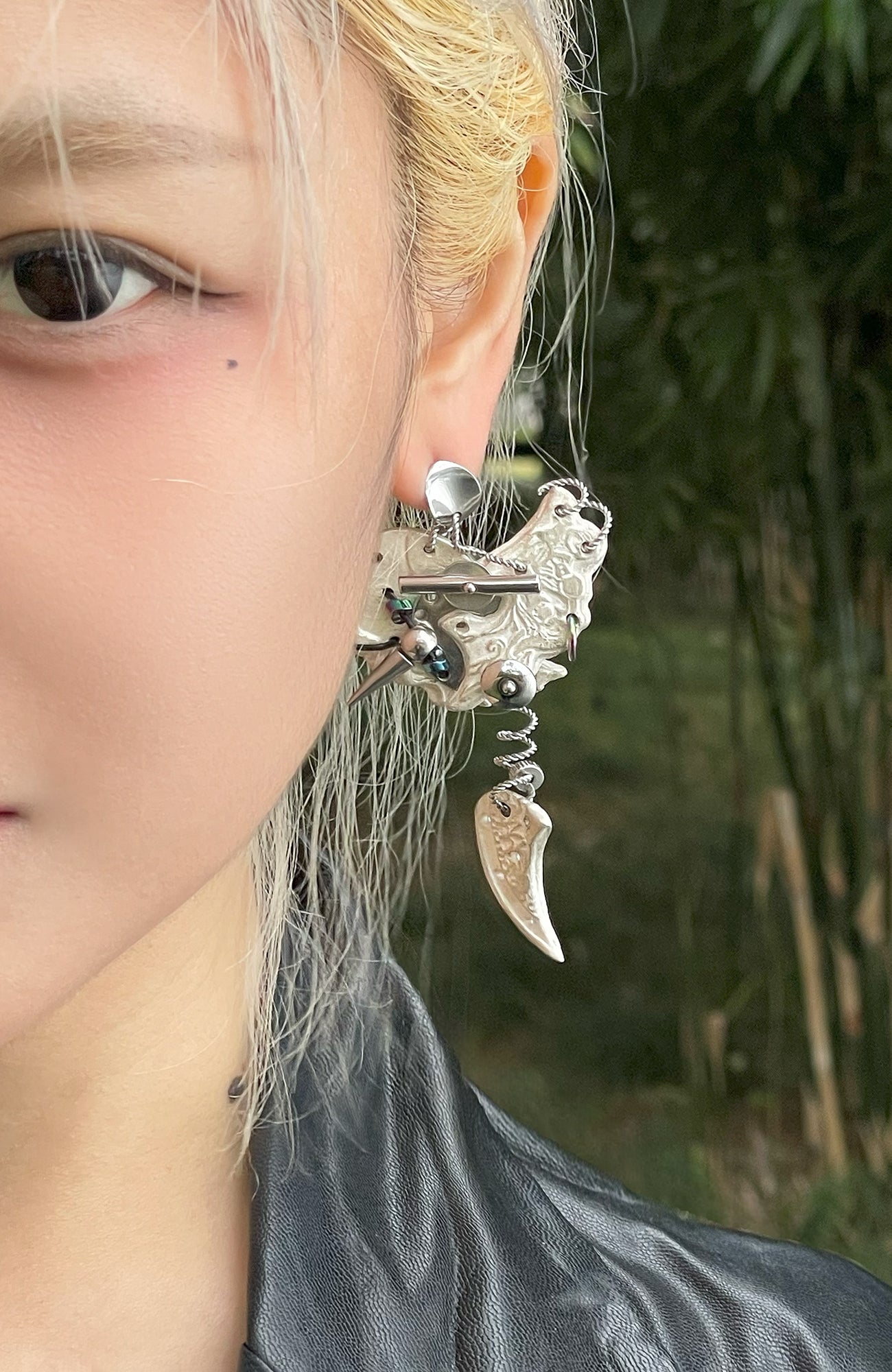 ILLUSORY × YBDX ZHAXii Tribal-Mechancial Elaborate Earring
