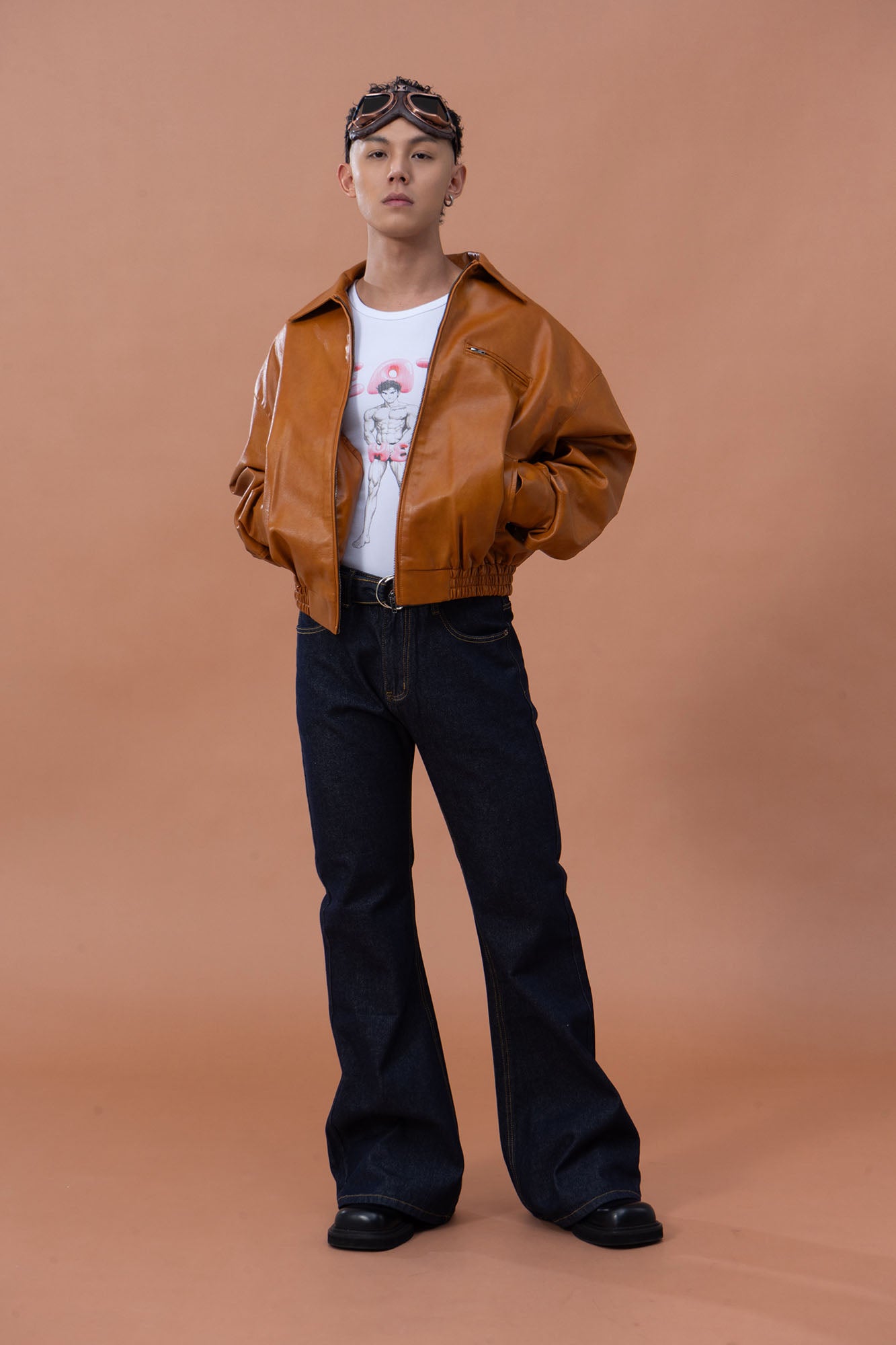 CLP Retro Flared Raw Jeans