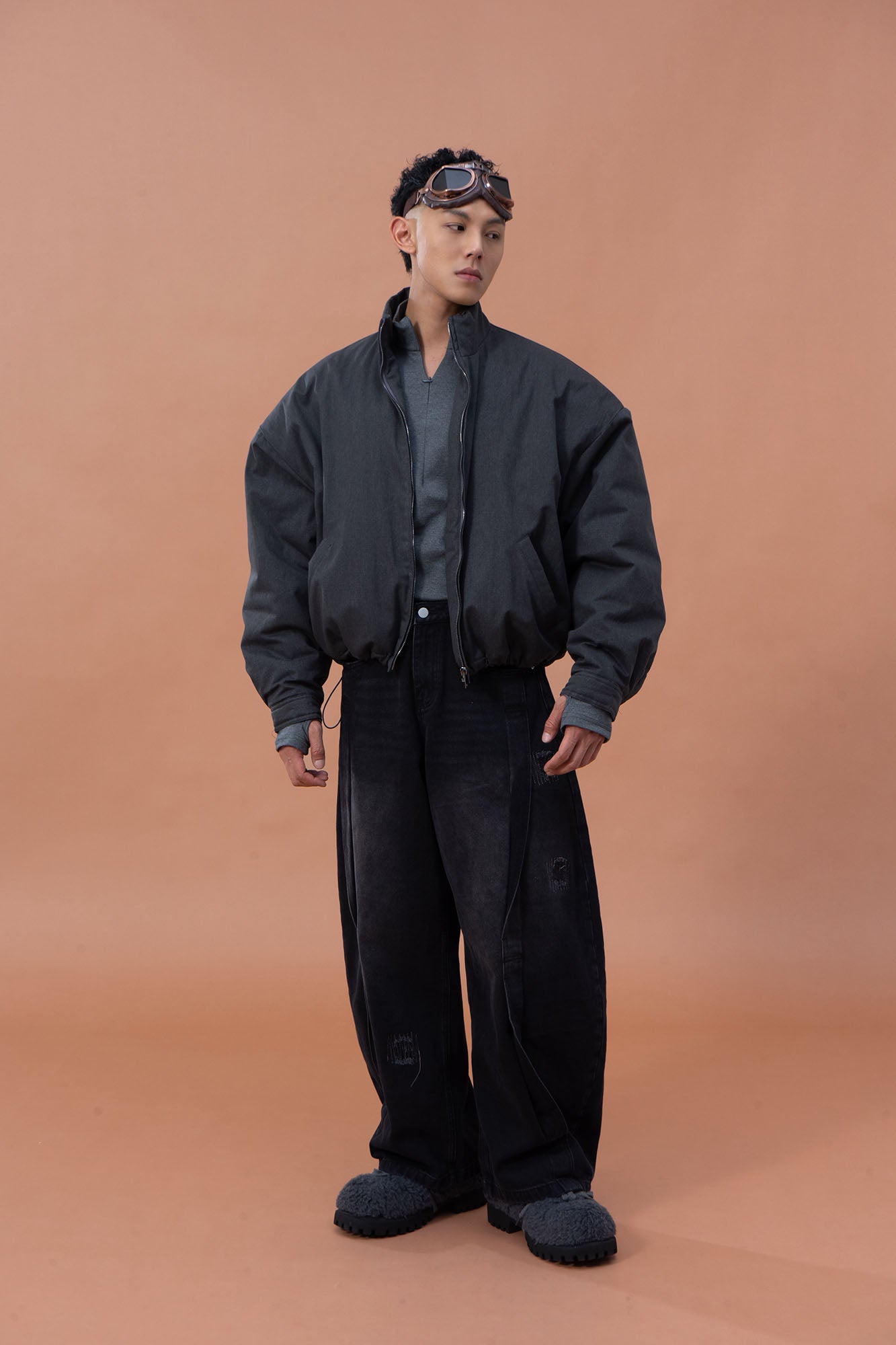 CLP Modern Cropped Puffer Jacket