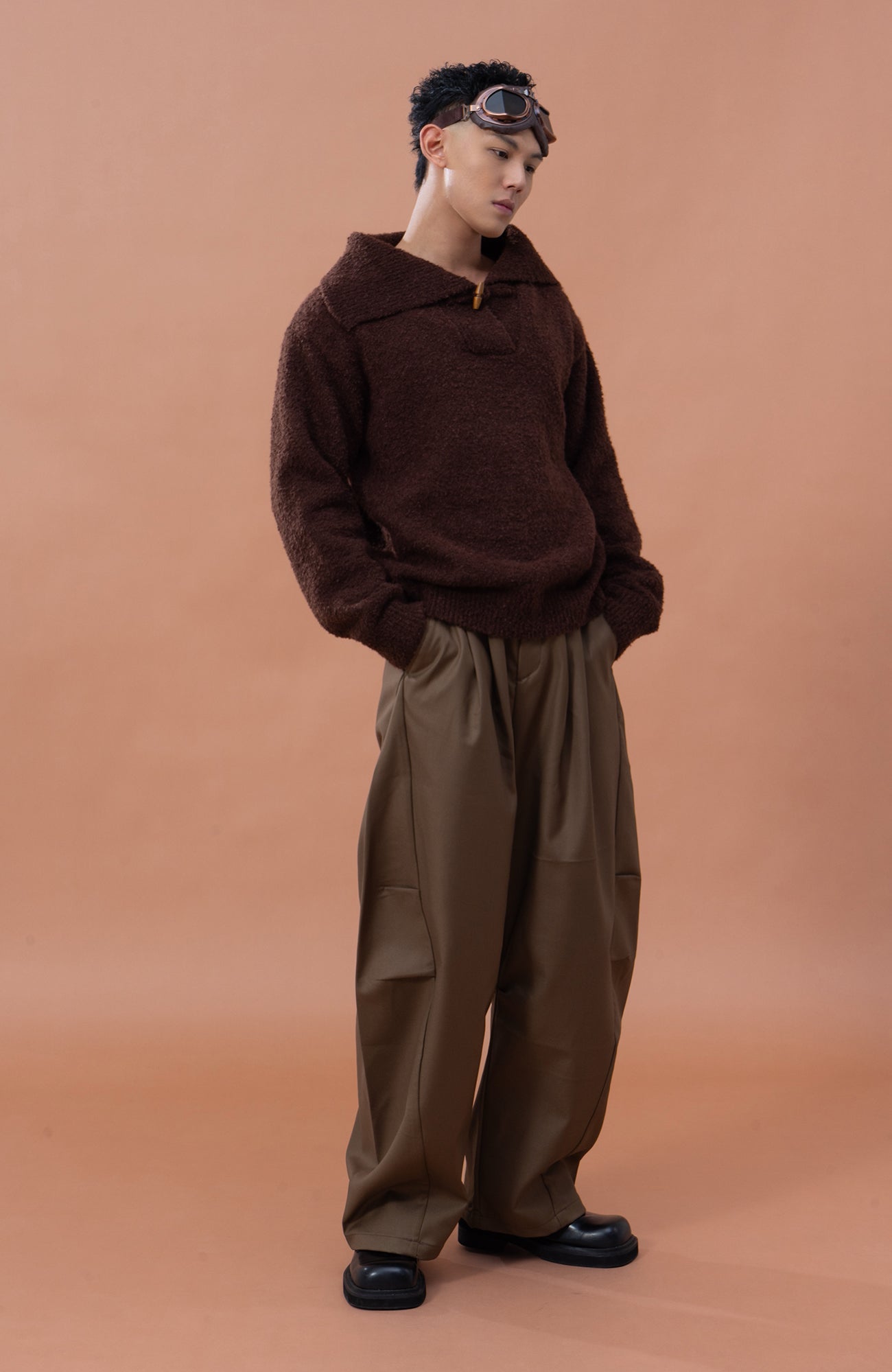 CLP Wool -Blend Toggle-Neck Knit Pullover, premium urban and streetwear designers apparel on PROJECTISR.com, CLP