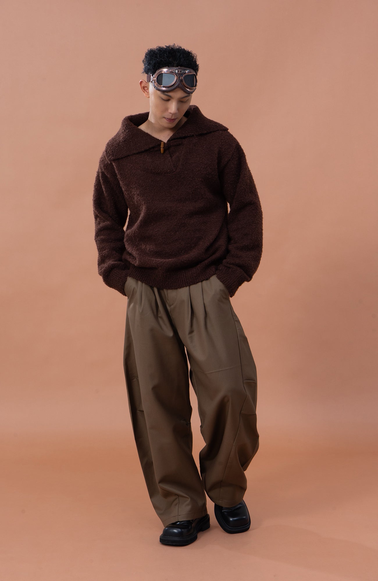 CLP Wool -Blend Toggle-Neck Knit Pullover, premium urban and streetwear designers apparel on PROJECTISR.com, CLP