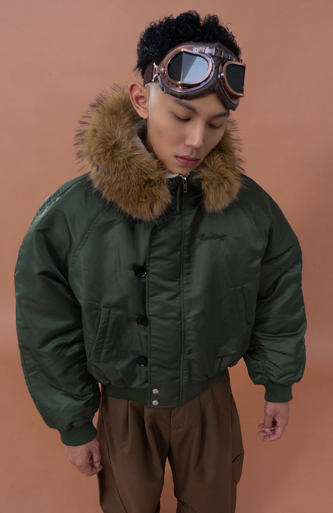 CLP Faux Fur Collar Puffer Parka, premium urban and streetwear designers apparel on PROJECTISR.com, CLP