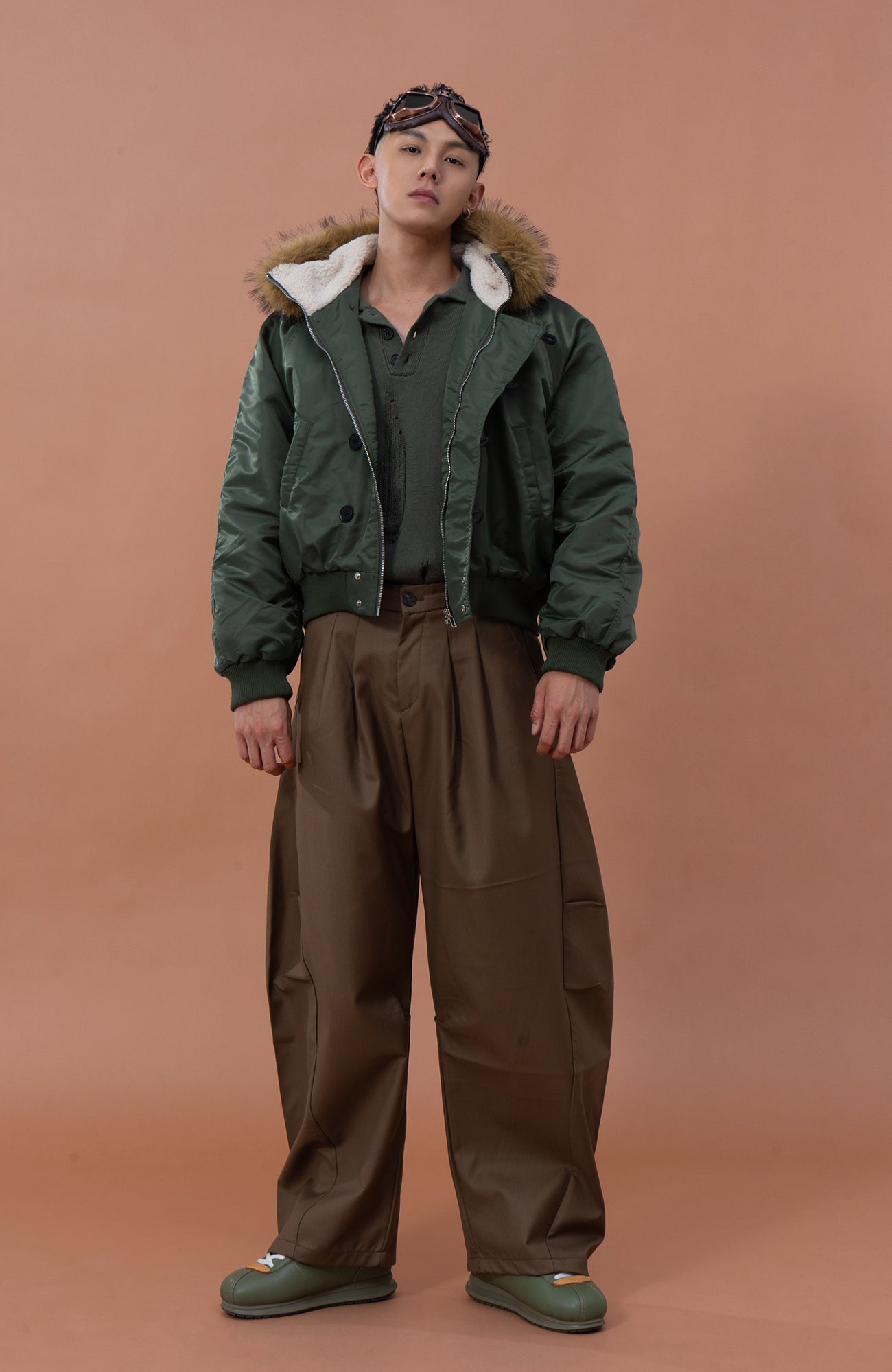 CLP Faux Fur Collar Puffer Parka, premium urban and streetwear designers apparel on PROJECTISR.com, CLP