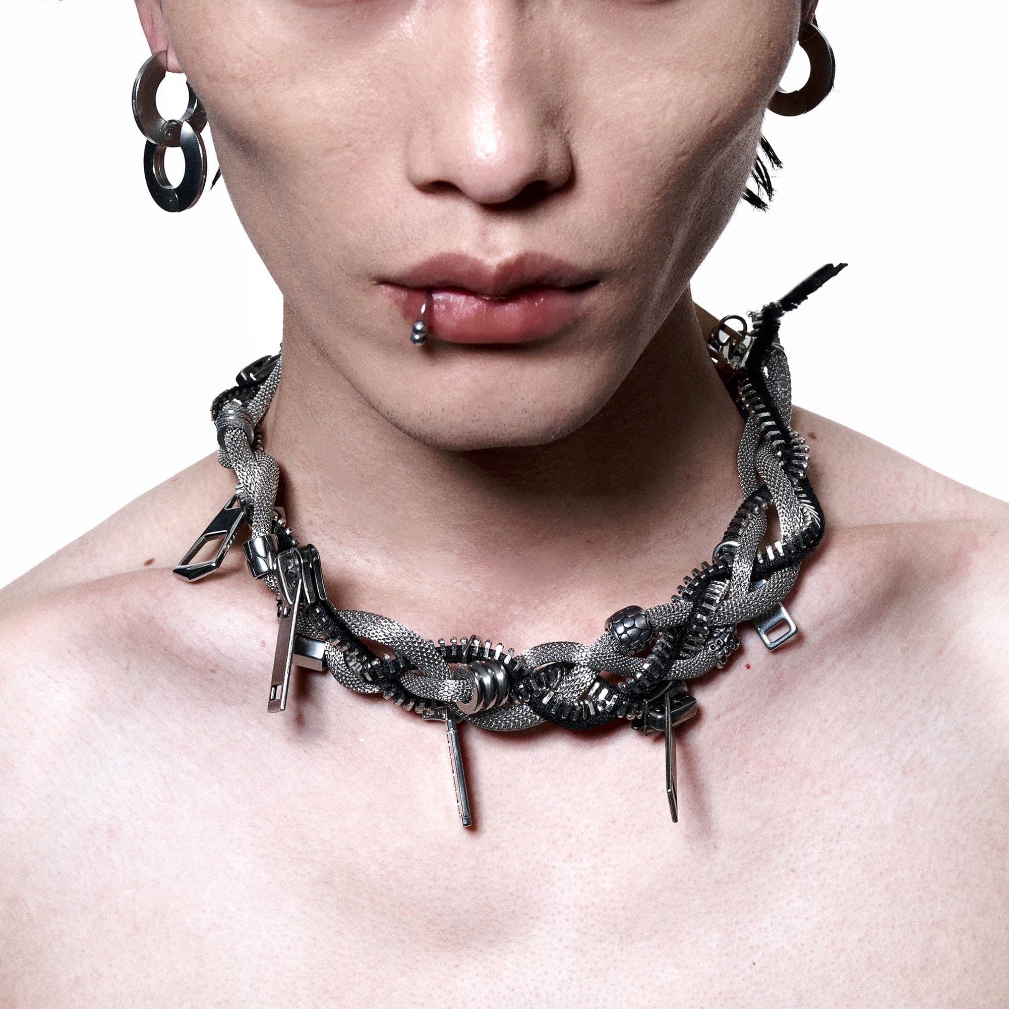ILLUSORY The Devour Coil Necklace, premium urban and streetwear designers apparel on PROJECTISR.com, ILLUSORY