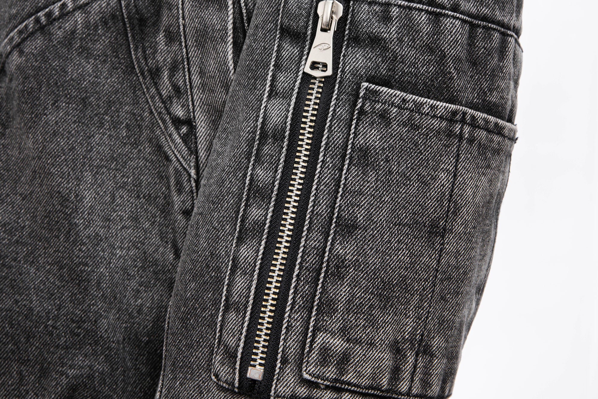 CATSSTAC Deconstructed Paneled Washed Hooded Jacket, premium urban and streetwear designers apparel on PROJECTISR.com, CATSSTAC