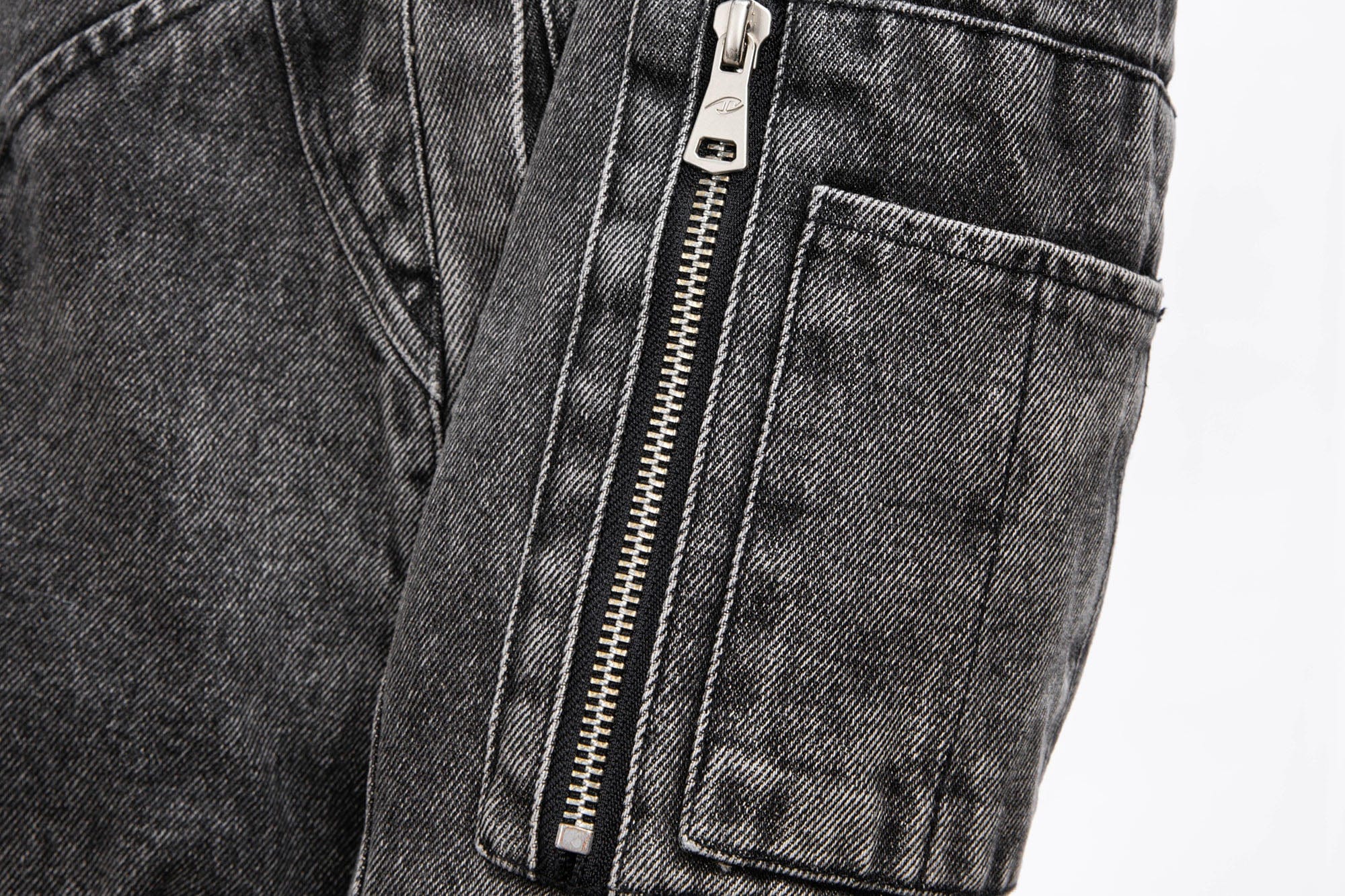 CATSSTAC Deconstructed Paneled Washed Hooded Jacket, premium urban and streetwear designers apparel on PROJECTISR.com, CATSSTAC