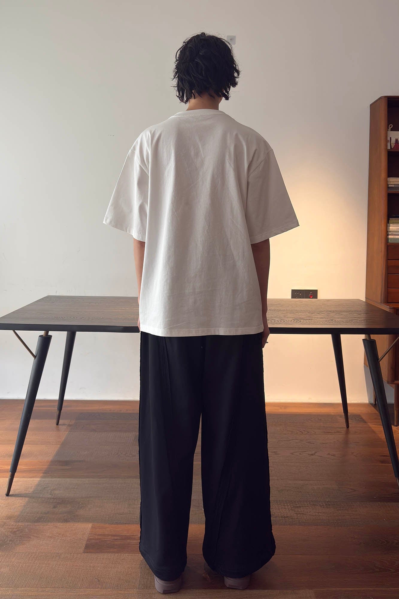 MIICHOUS Frayed Spliced Elastic Pants, premium urban and streetwear designers apparel on PROJECTISR.com, Miichous