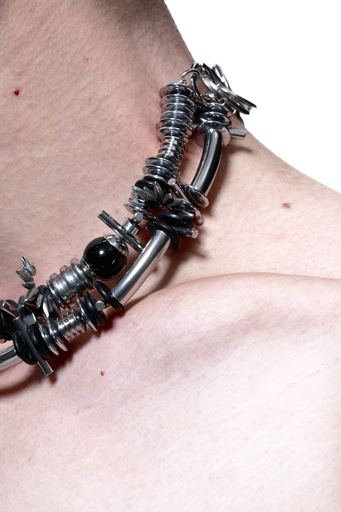 ILLUSORY Annihilation Coil Necklace, premium urban and streetwear designers apparel on PROJECTISR.com, ILLUSORY