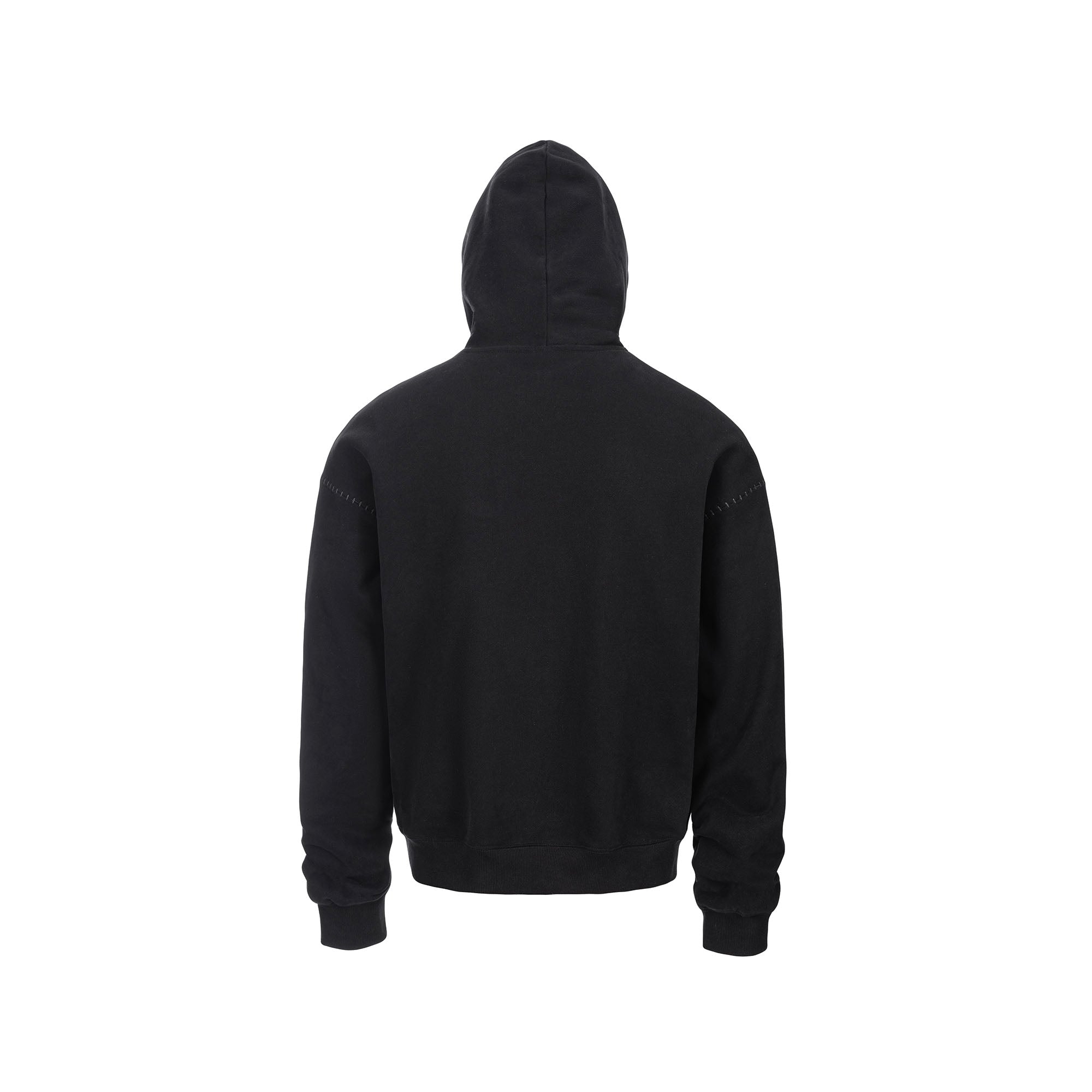 CATSSTAC Totem-Trimmed Kangaroo Pocket Hoodie, premium urban and streetwear designers apparel on PROJECTISR.com, CATSSTAC