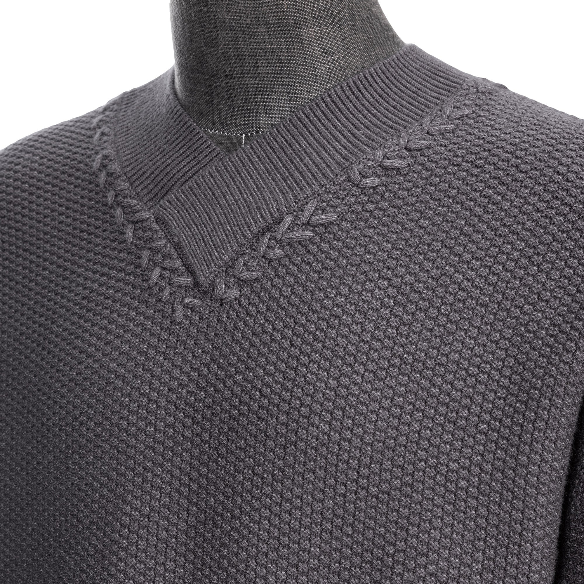 CATSSTAC Wheat-Weave V-Neck Oversized Sweater, premium urban and streetwear designers apparel on PROJECTISR.com, CATSSTAC